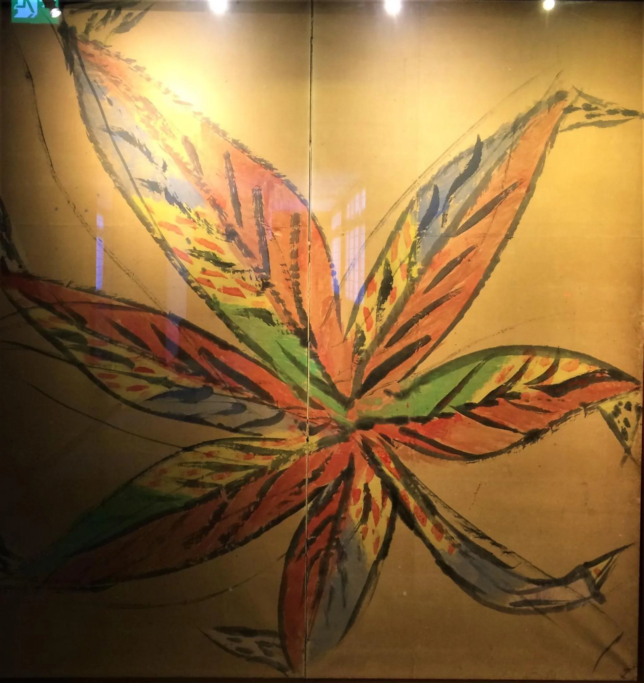 Decorative detail in Ryokan Nenrinbo