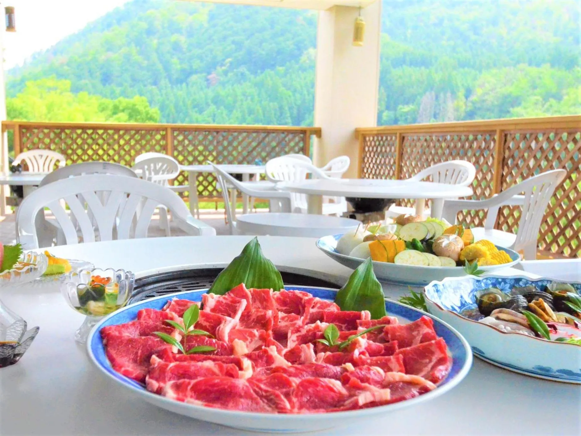 Swimming pool in Ryokan Nenrinbo