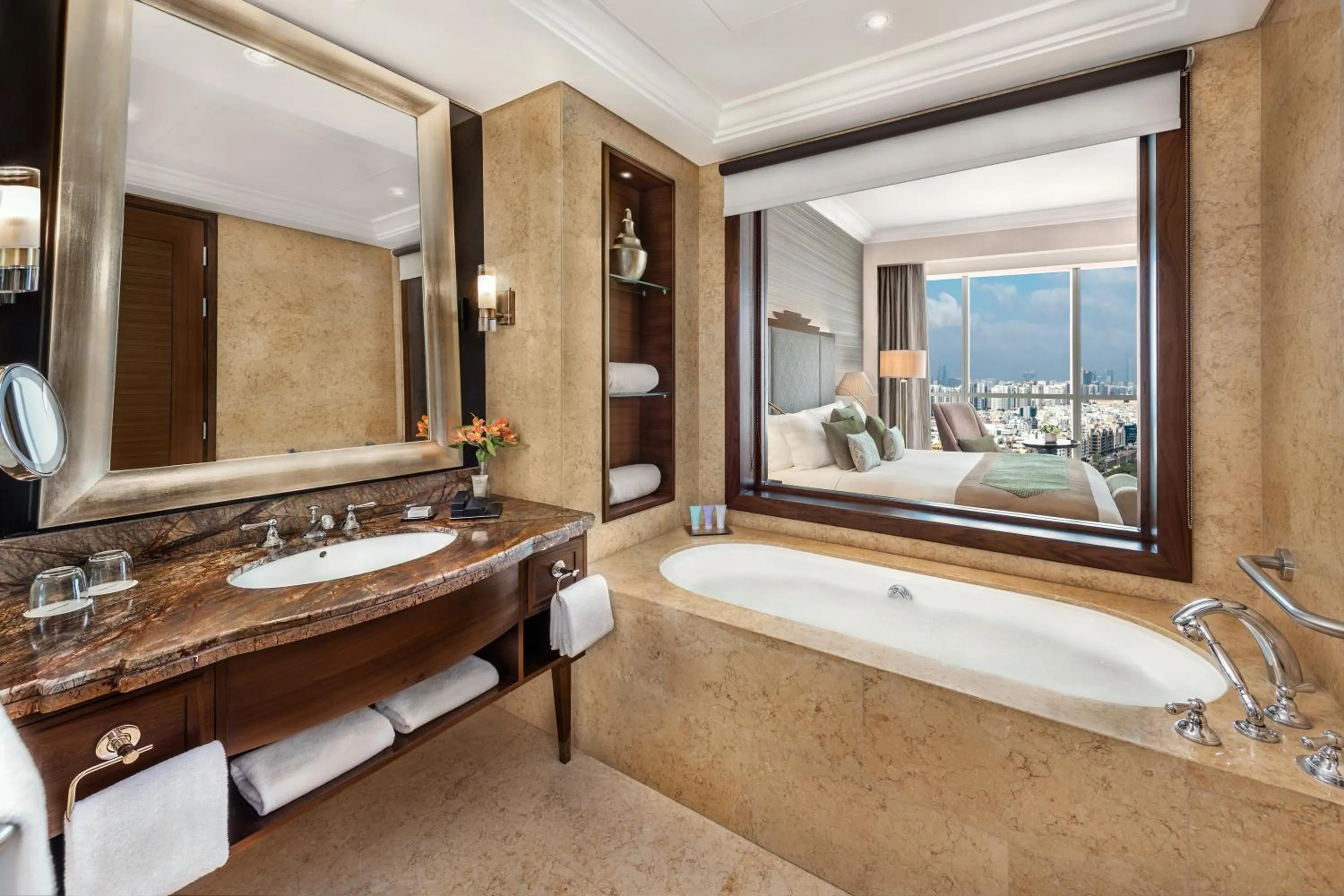 Bathroom in Dusit Thani Abu Dhabi