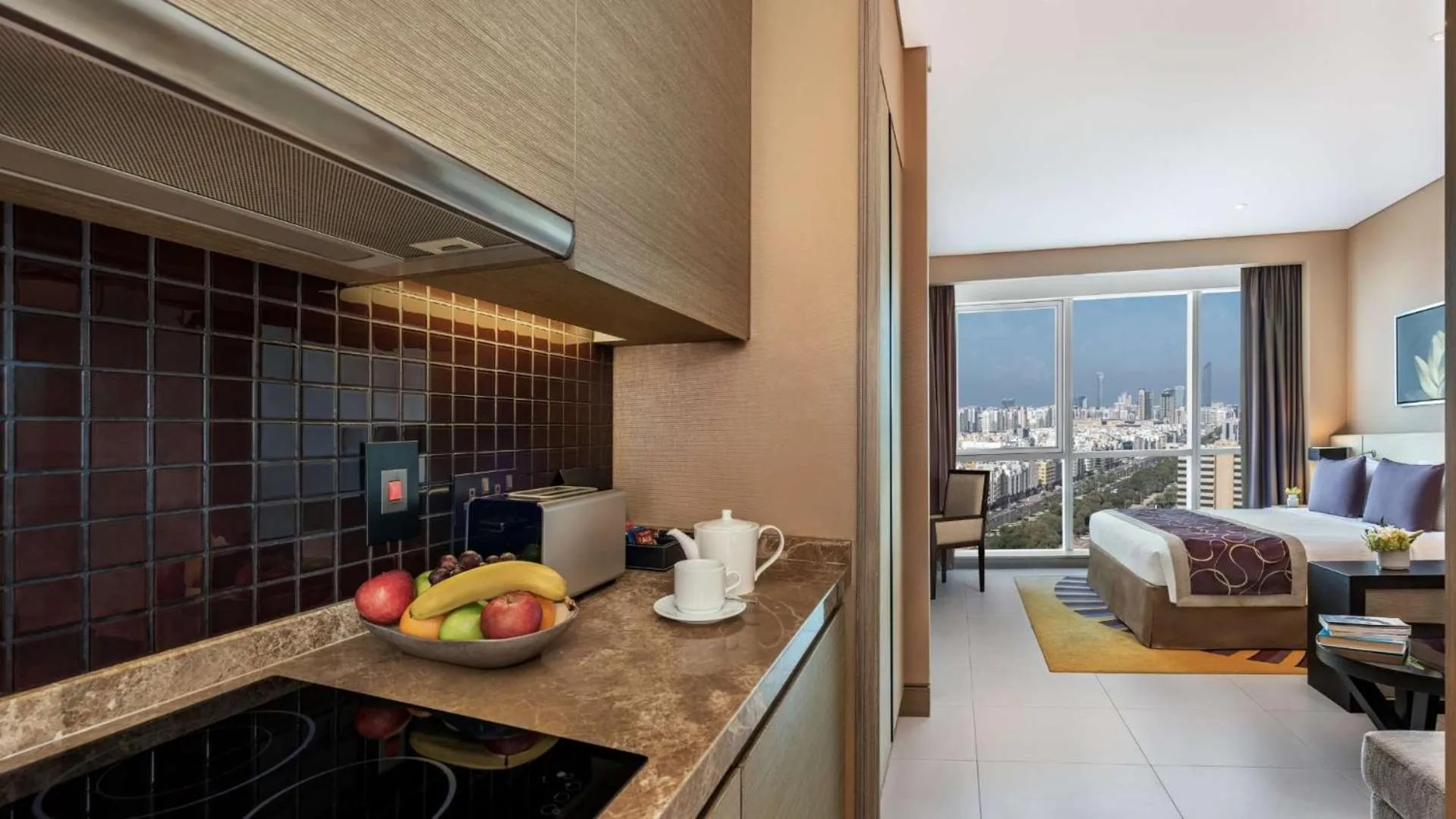 Kitchen or kitchenette in Dusit Thani Abu Dhabi