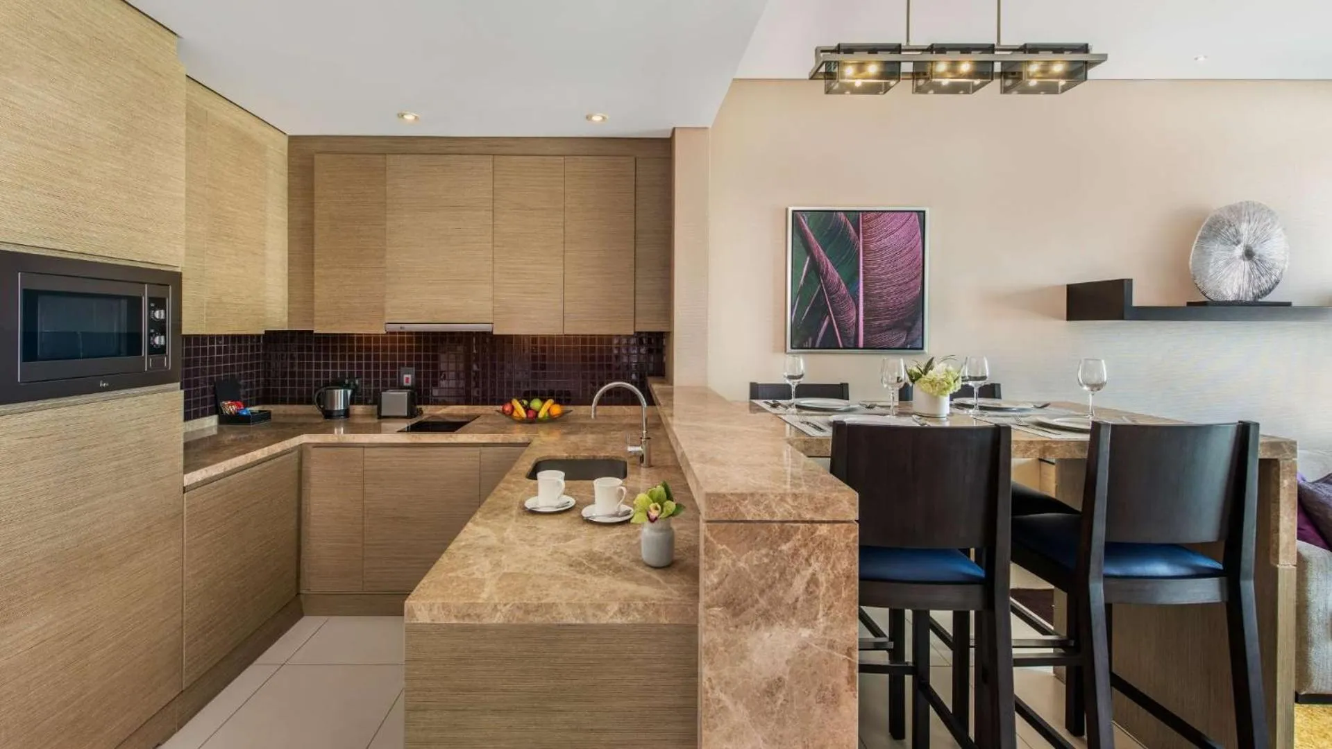 Kitchen or kitchenette in Dusit Thani Abu Dhabi