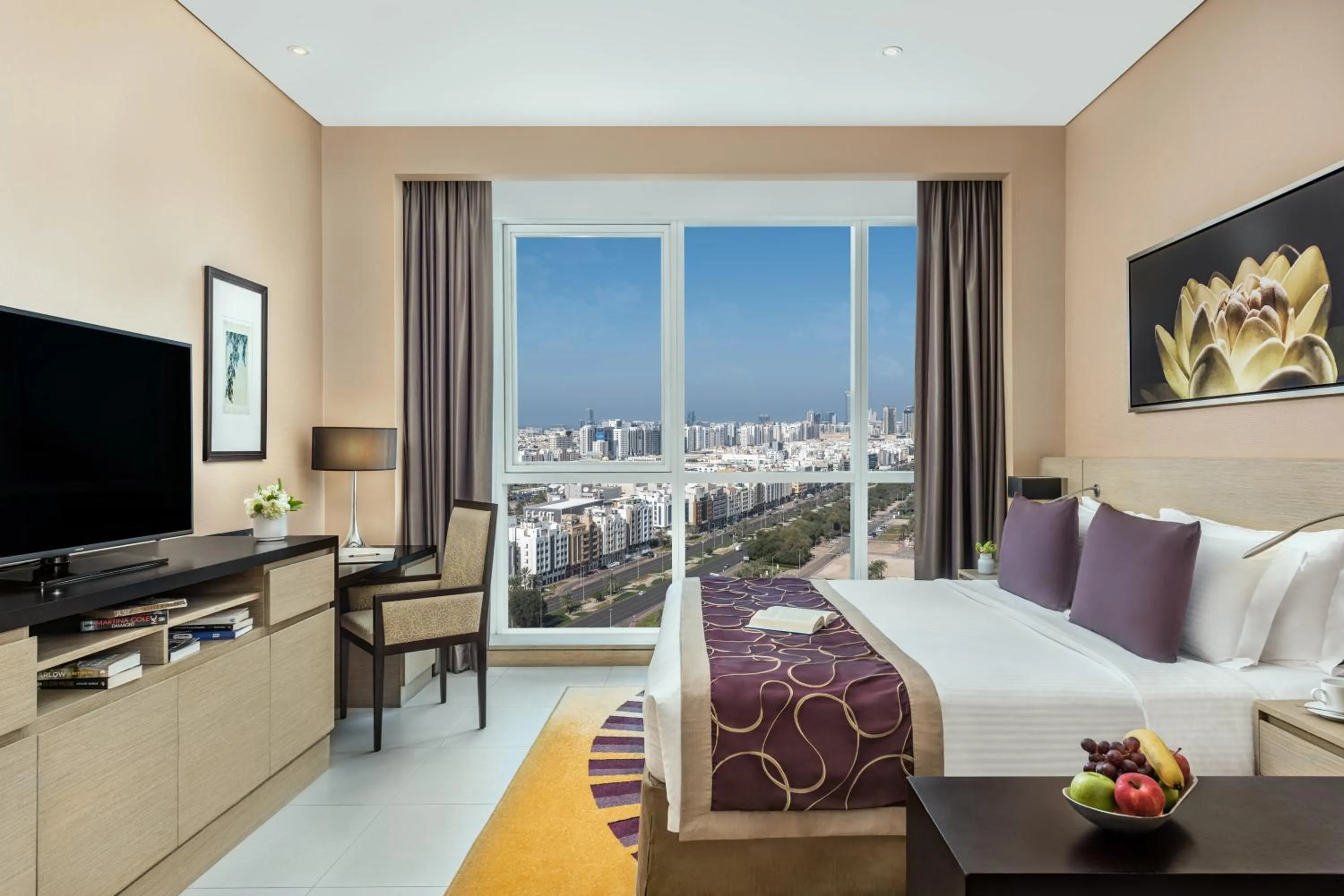 Bed in Dusit Thani Abu Dhabi