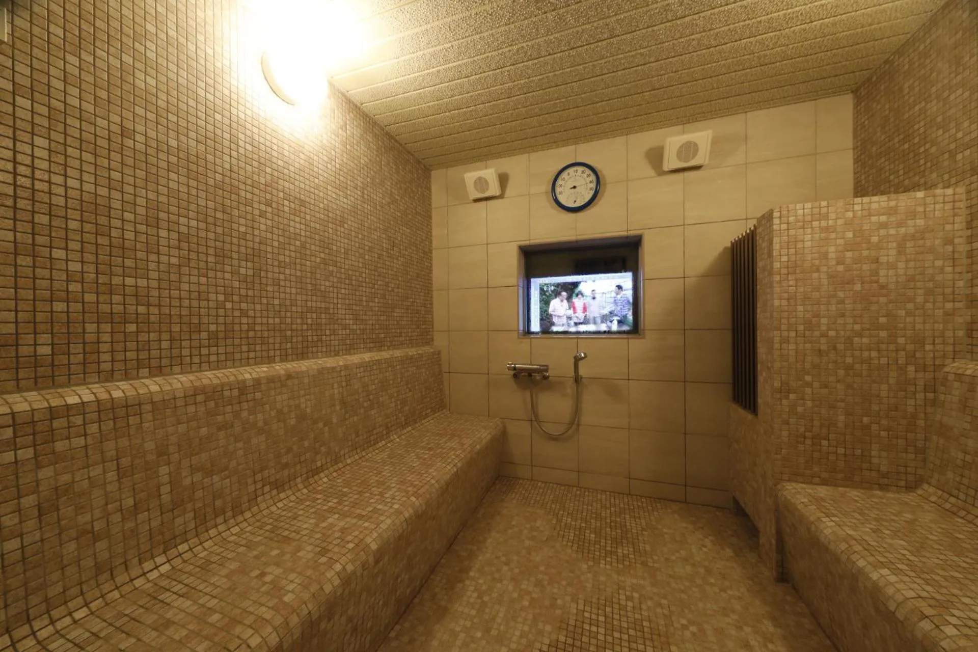 Steam room in Onyado Nono Asakusa Natural Hot Spring