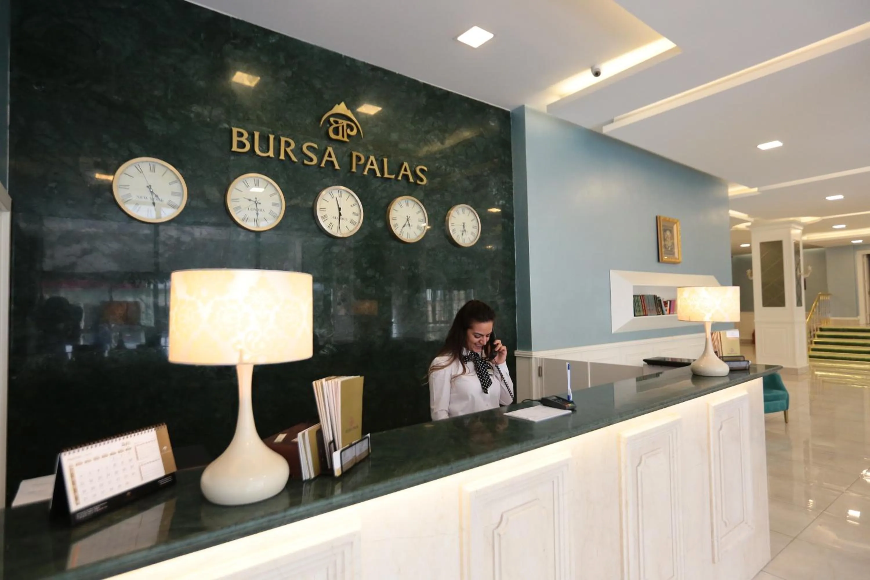 Lobby or reception in Bursa Palas Hotel