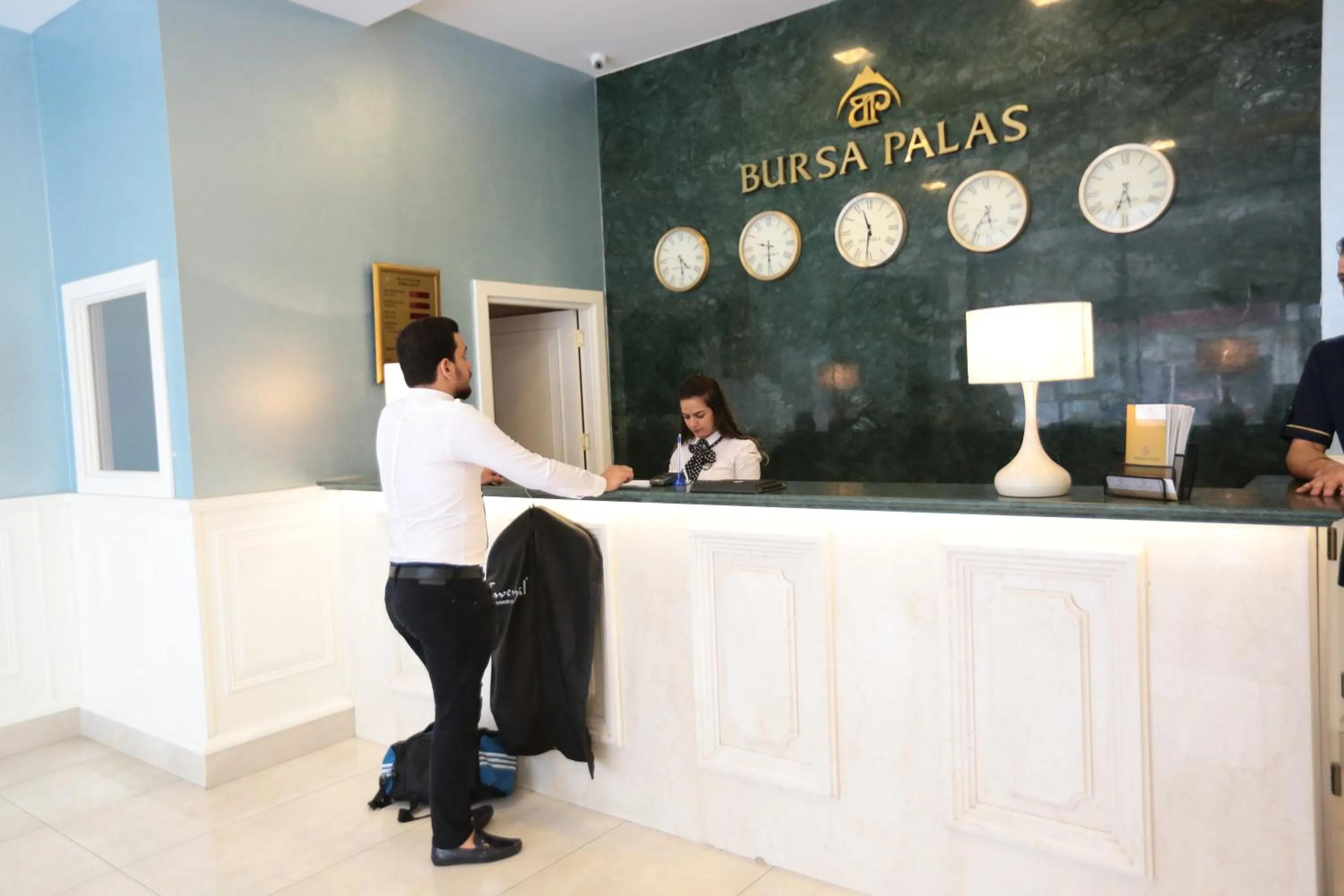 Lobby or reception in Bursa Palas Hotel