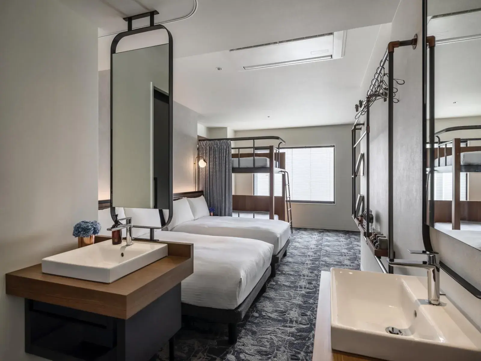 Surperior Twin Room with Bunk beds &Living Area in The Lively Osaka Honmachi Surperior Twin Room with Bunk beds &Living Area in The Lively Osaka Honmachi