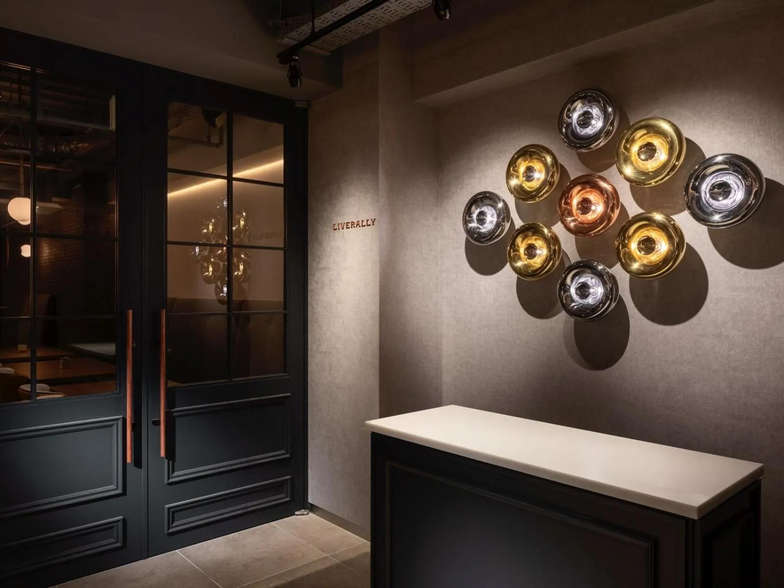 Lobby or reception in The Lively Osaka Honmachi