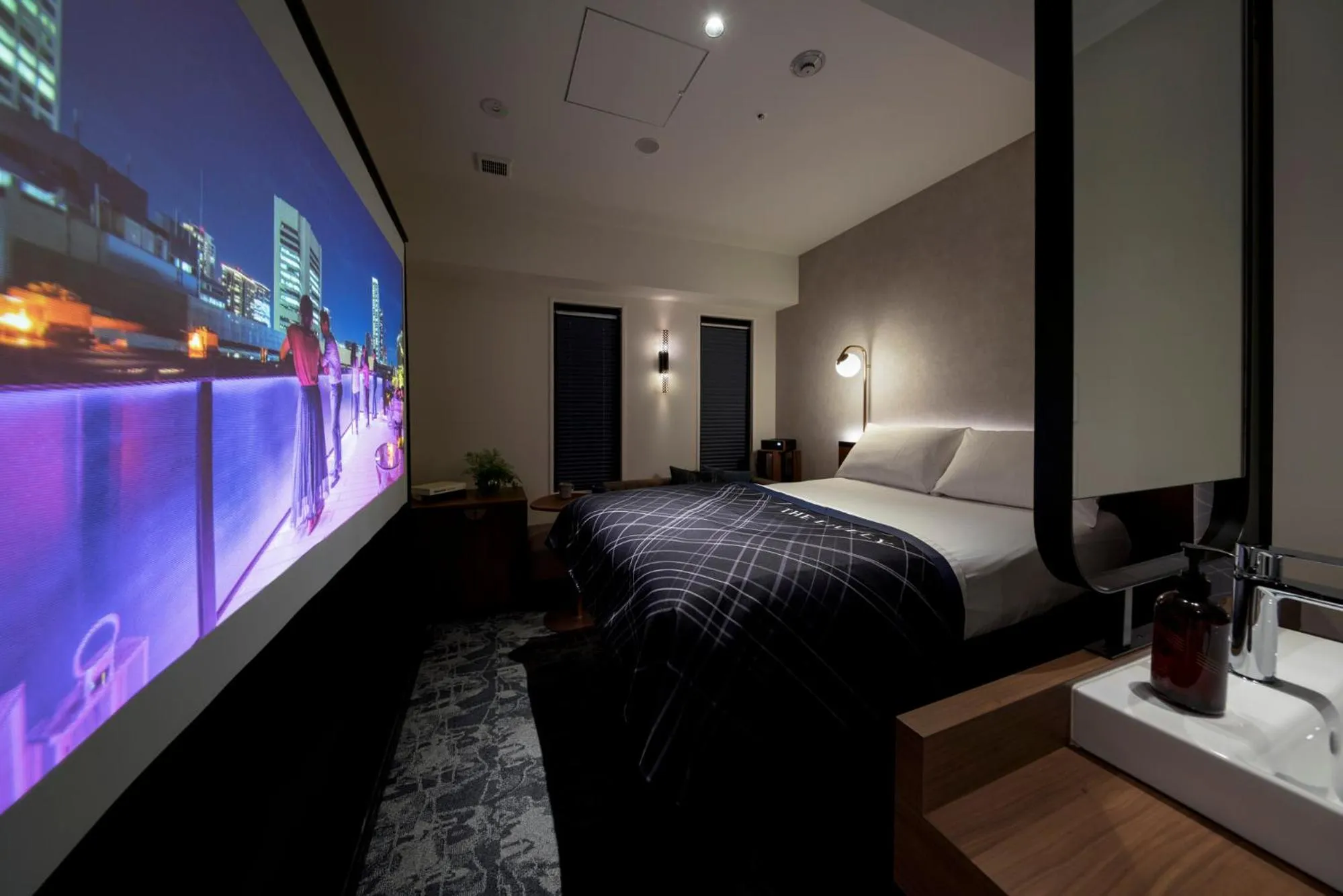 Bed in The Lively Osaka Honmachi