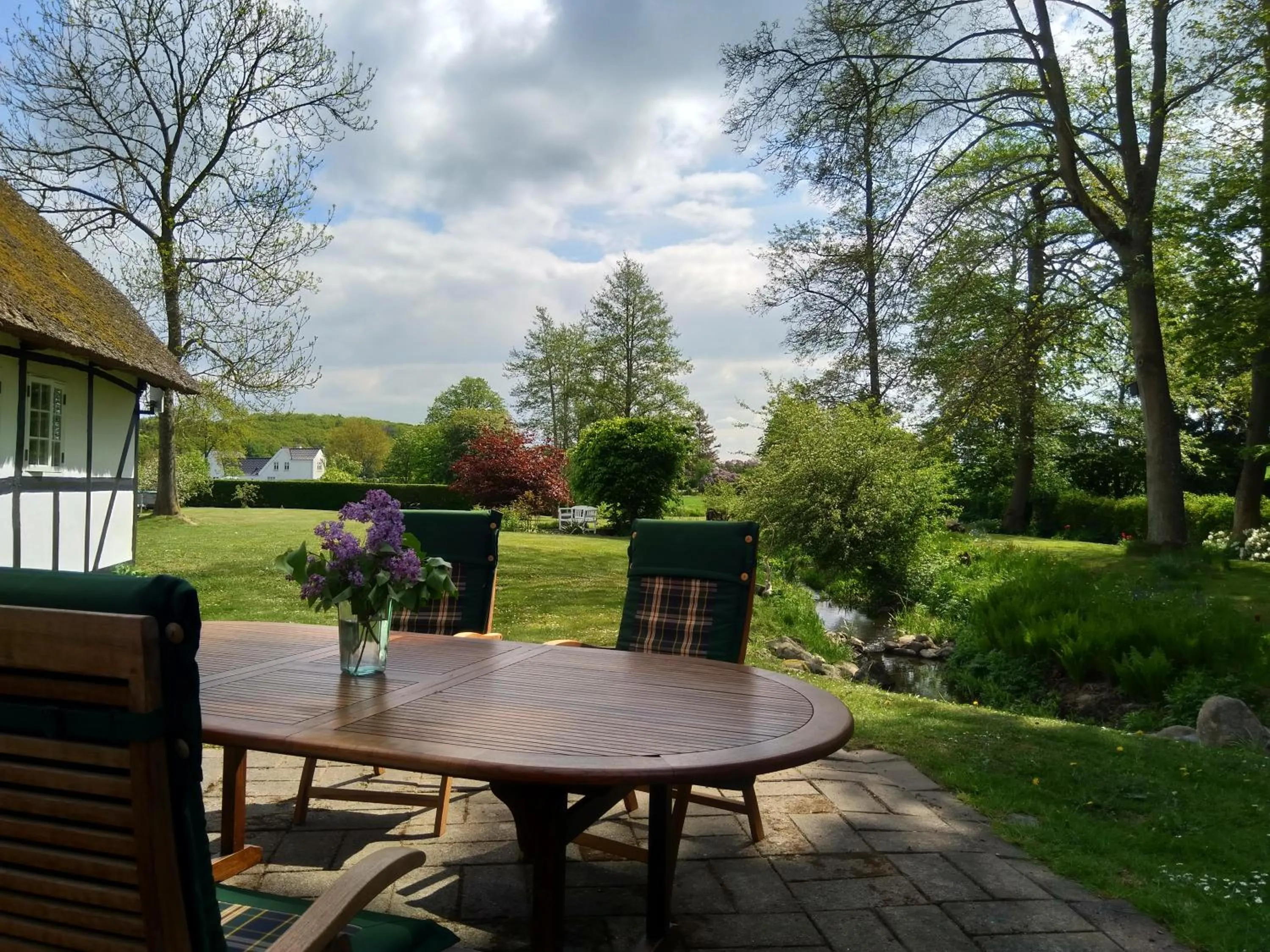 Garden in Baekgaarden B&B