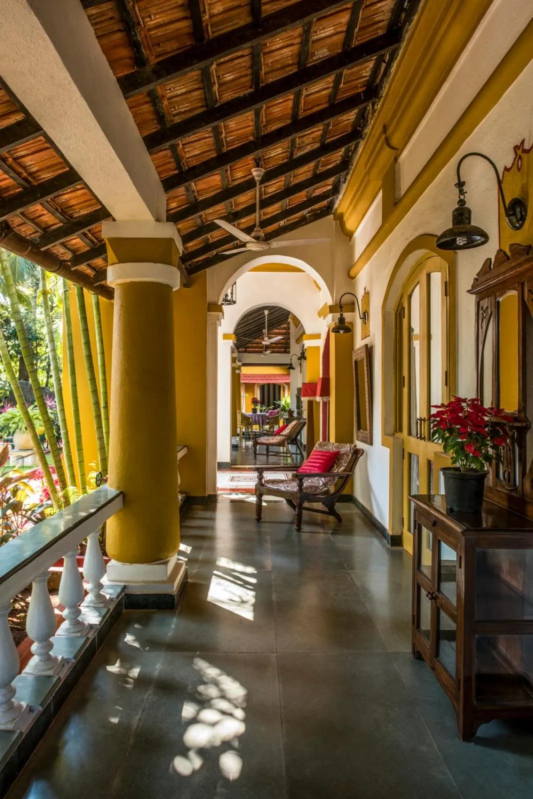 Seating area in Casa Anjuna