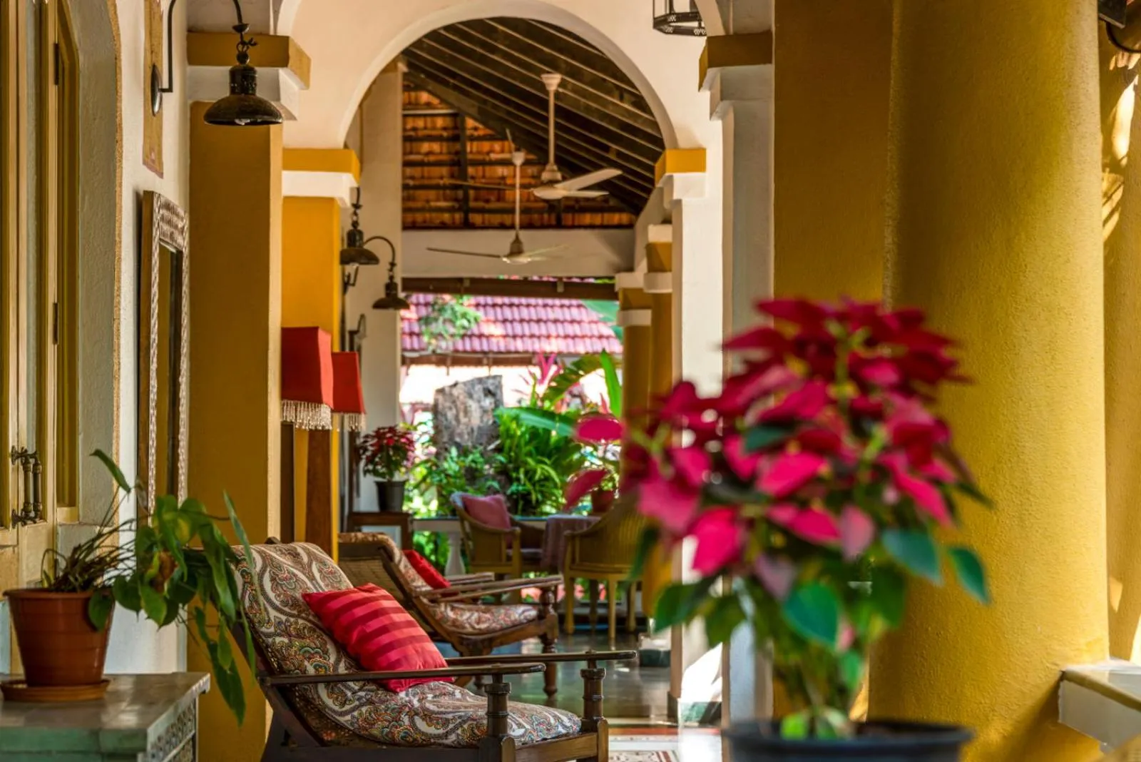 Seating area in Casa Anjuna