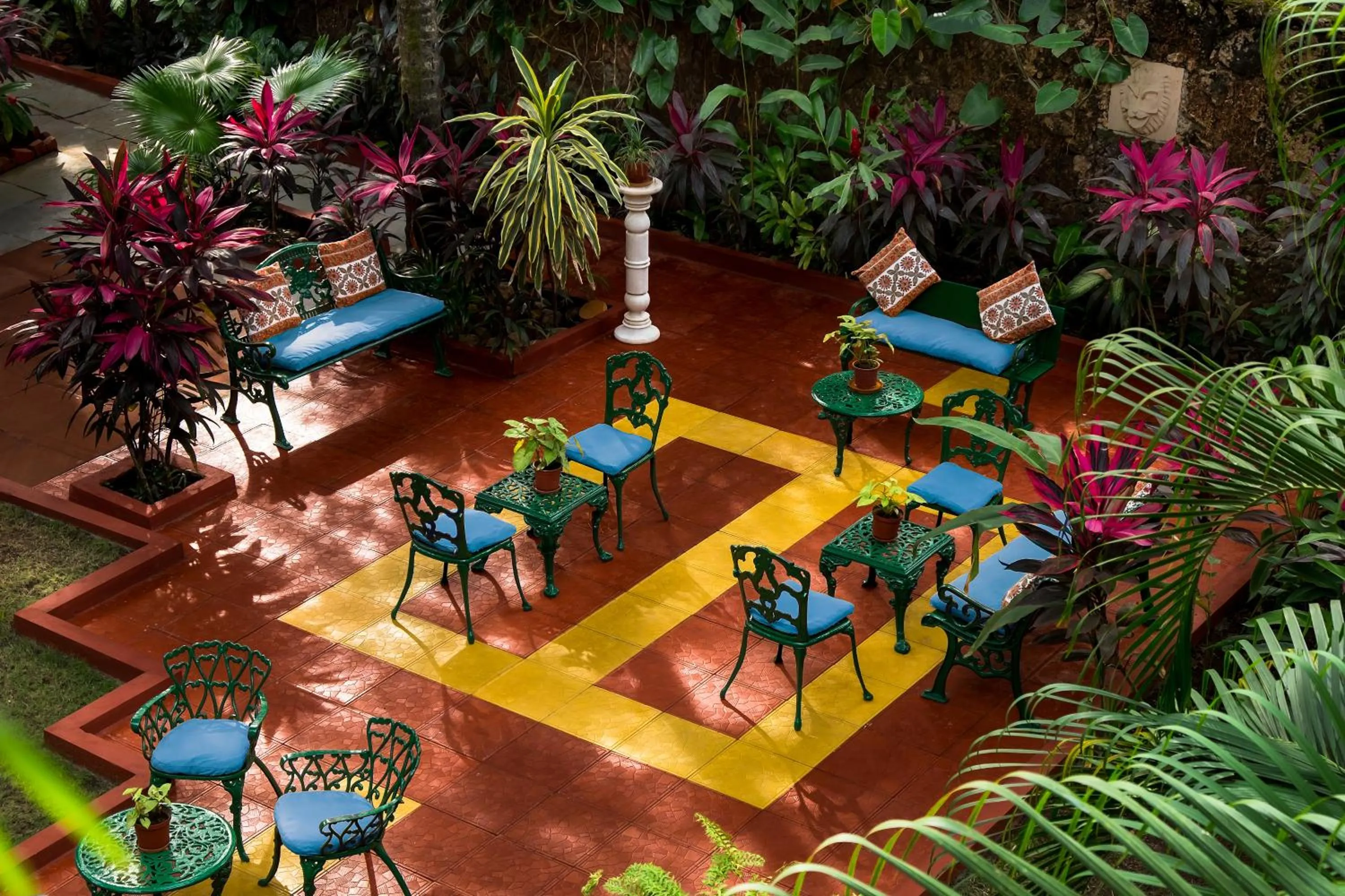 Bird's eye view in Casa Anjuna