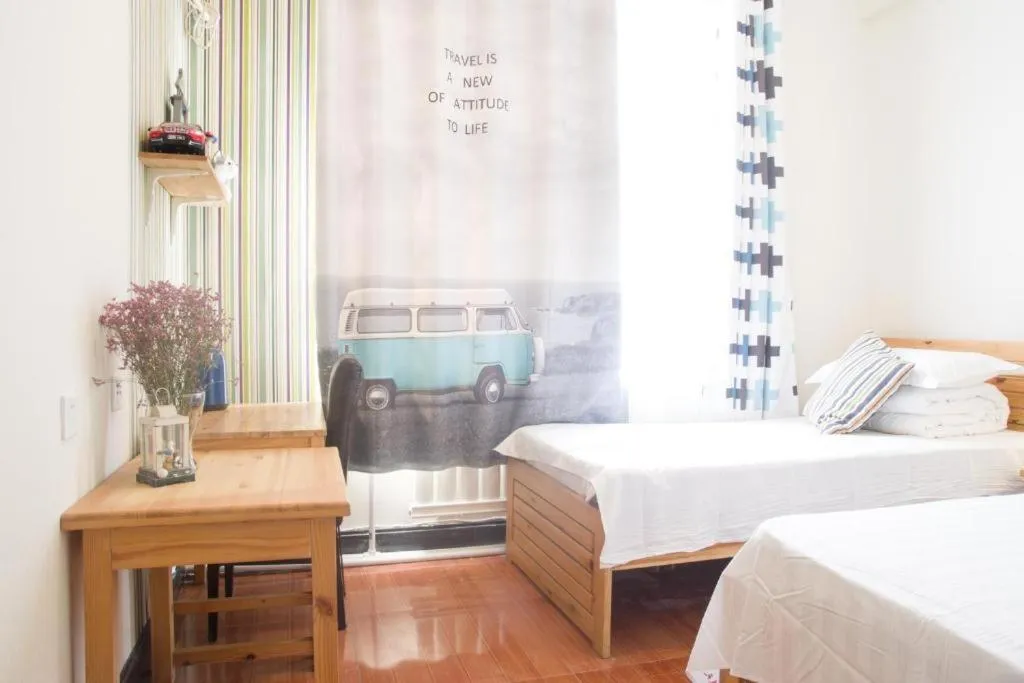 Bed in 大连天天国际青年旅社