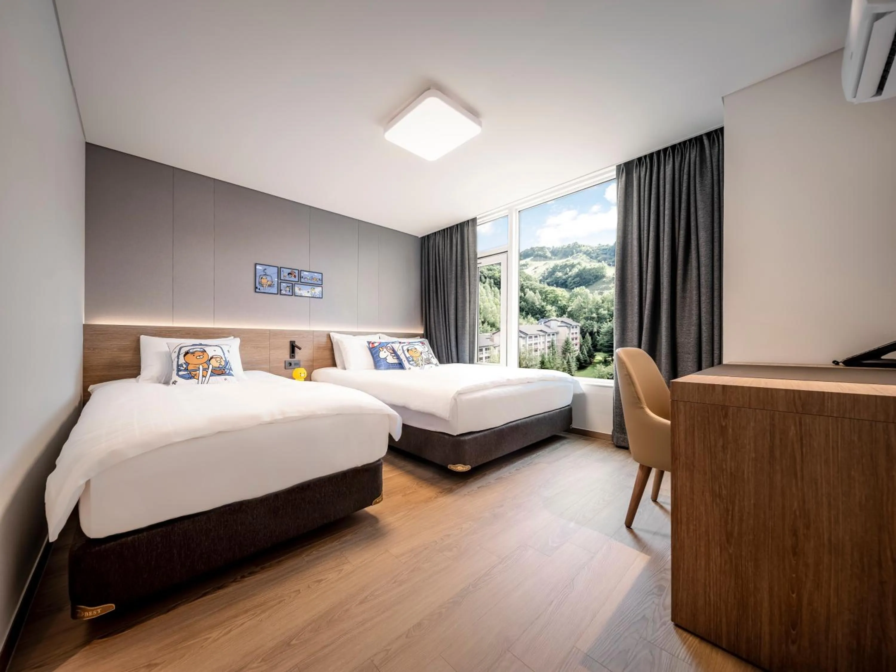 Bed in Phoenix Resort Pyeongchang