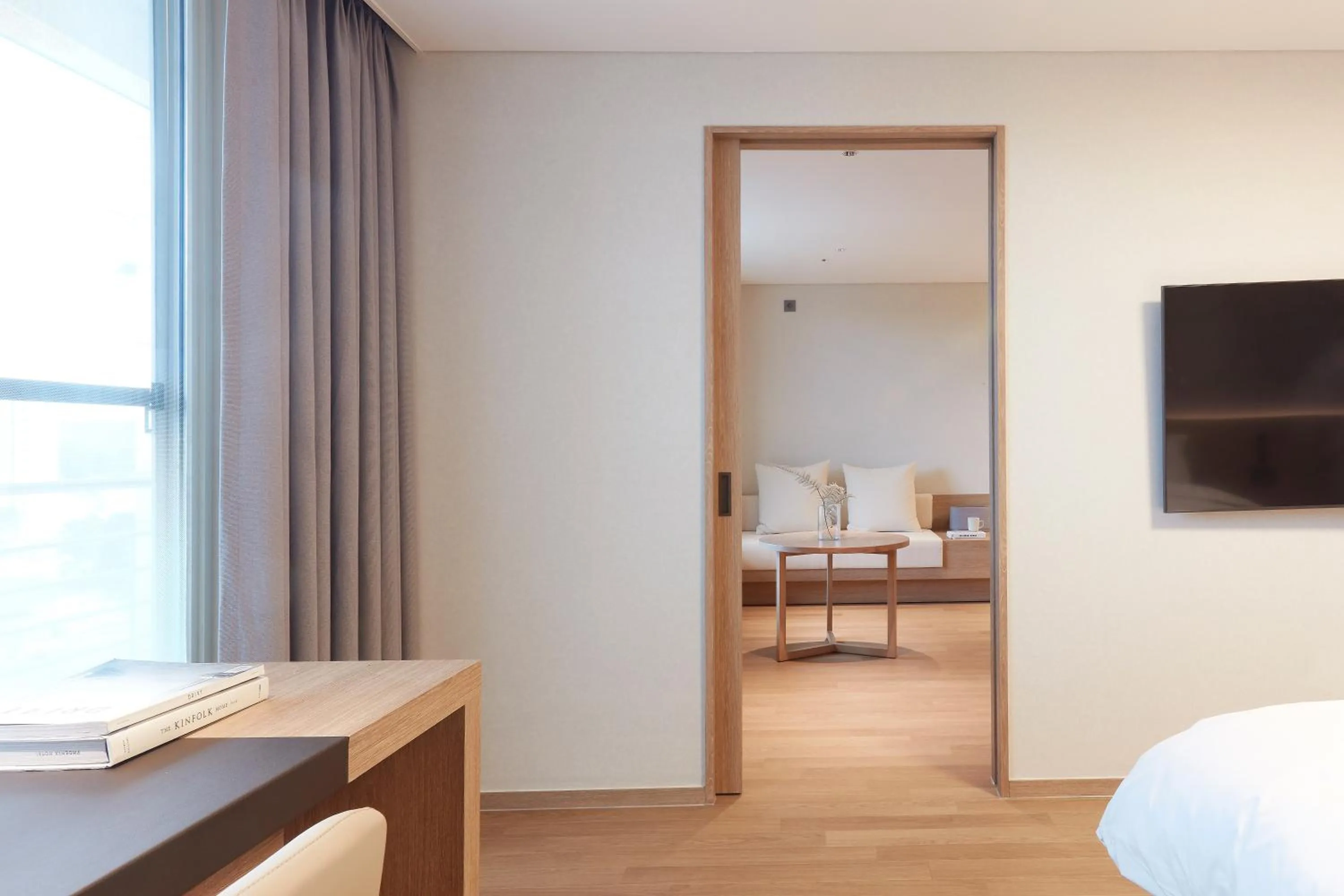 Living room, Bed in Phoenix Resort Pyeongchang