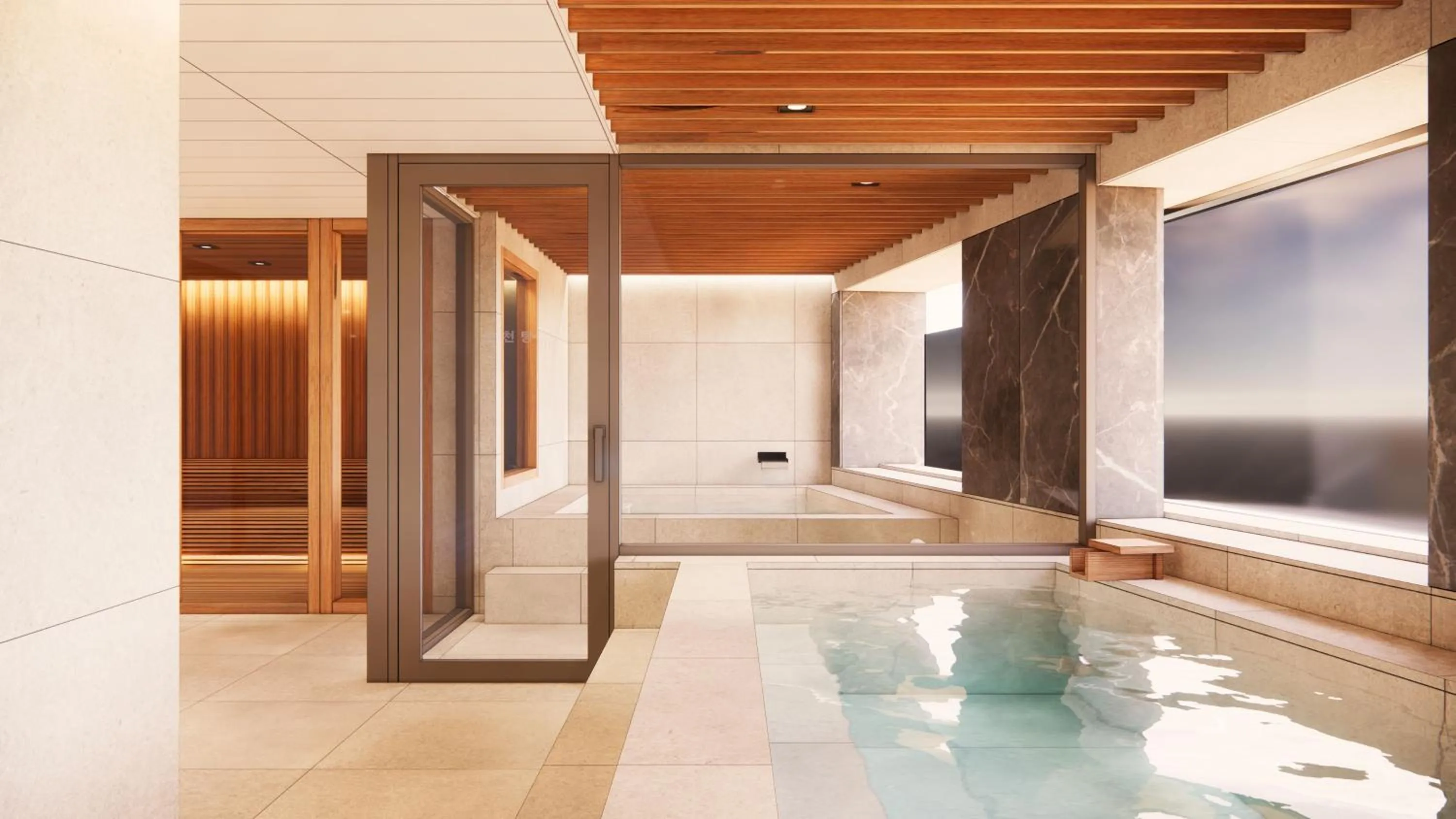 Sauna in Phoenix Resort Pyeongchang
