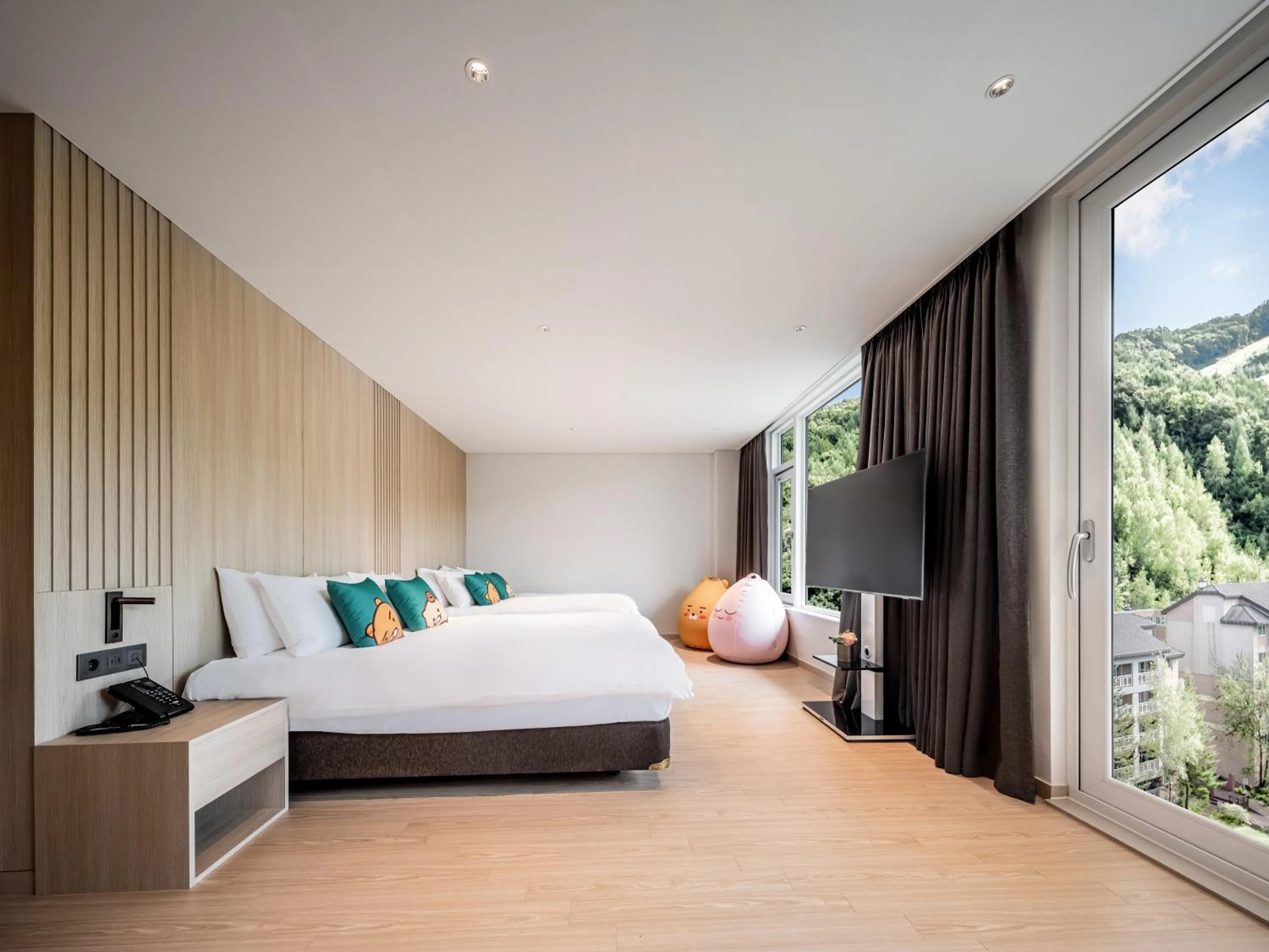 Bed in Phoenix Resort Pyeongchang