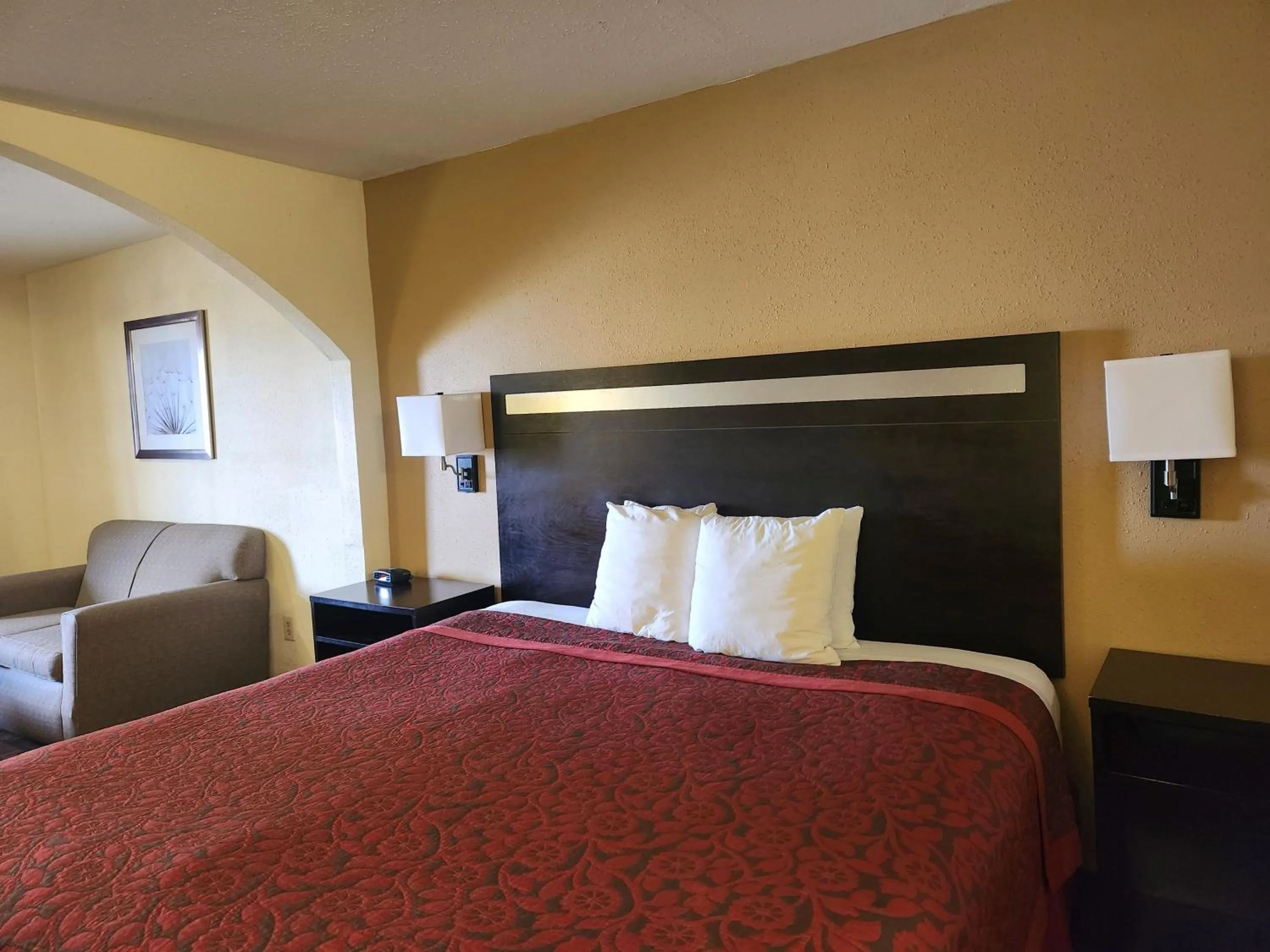 Bedroom, Bed in Days Inn by Wyndham Hammond