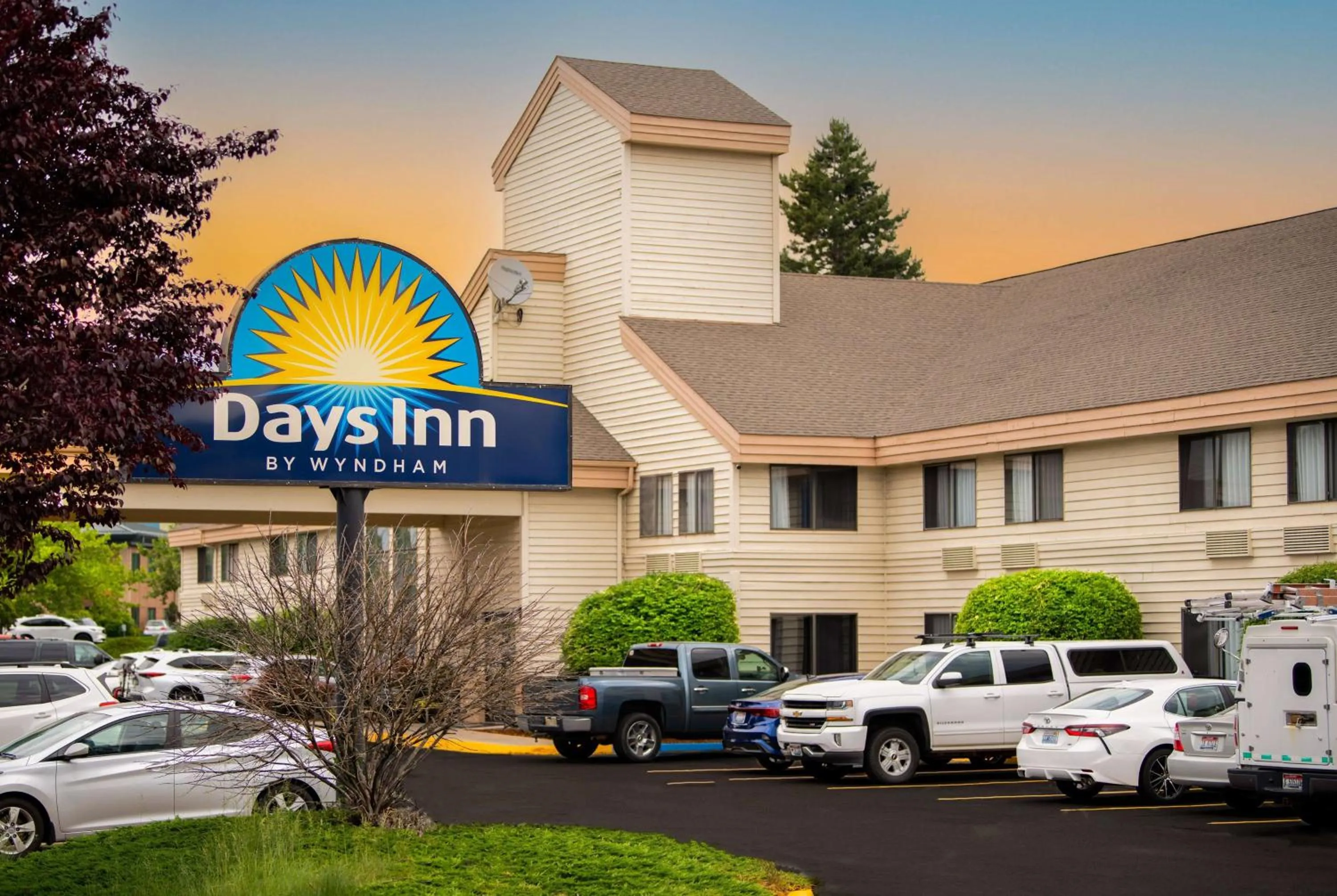 Property building in Days Inn by Wyndham Coeur d'Alene