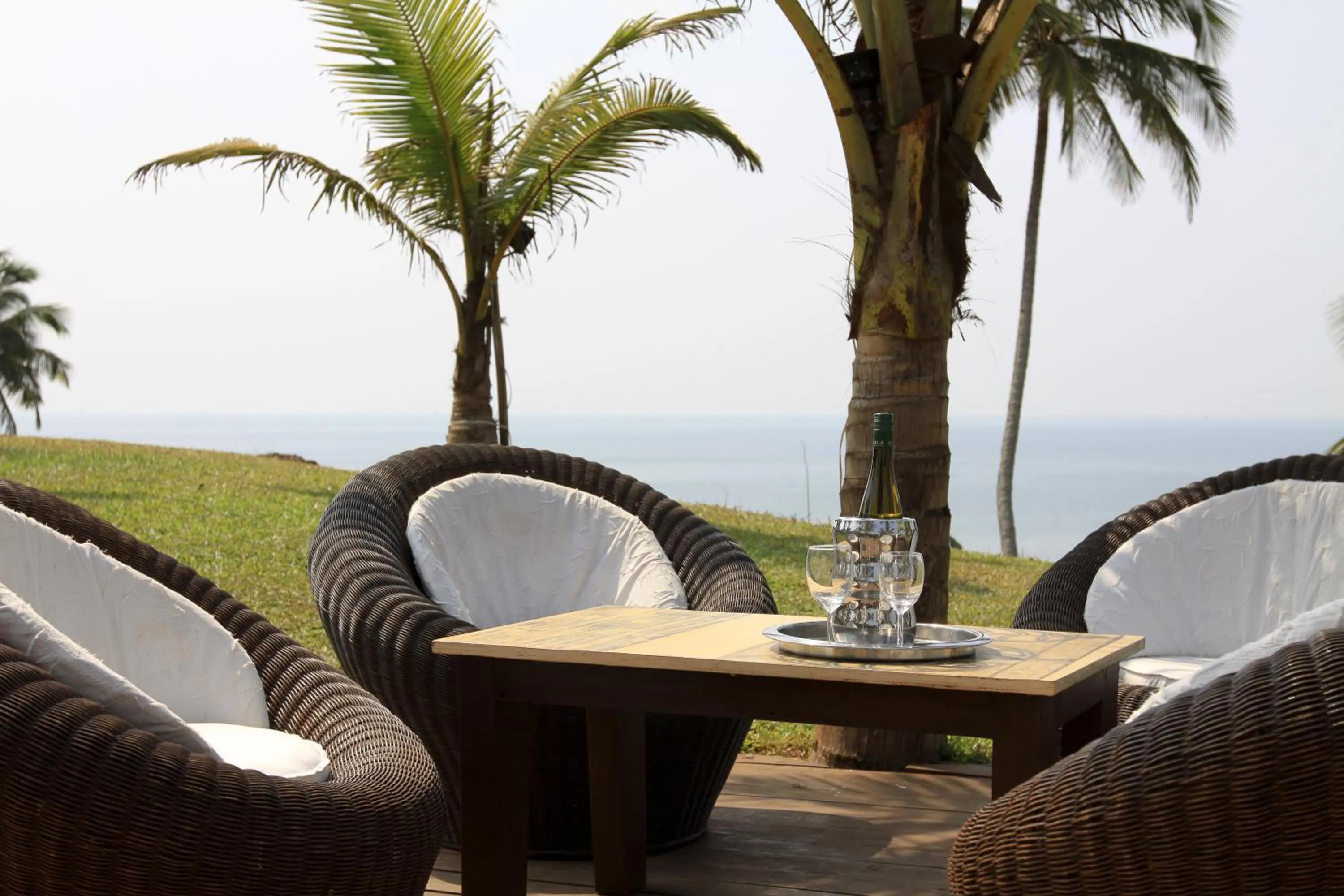 Seating area in Casa Vagator