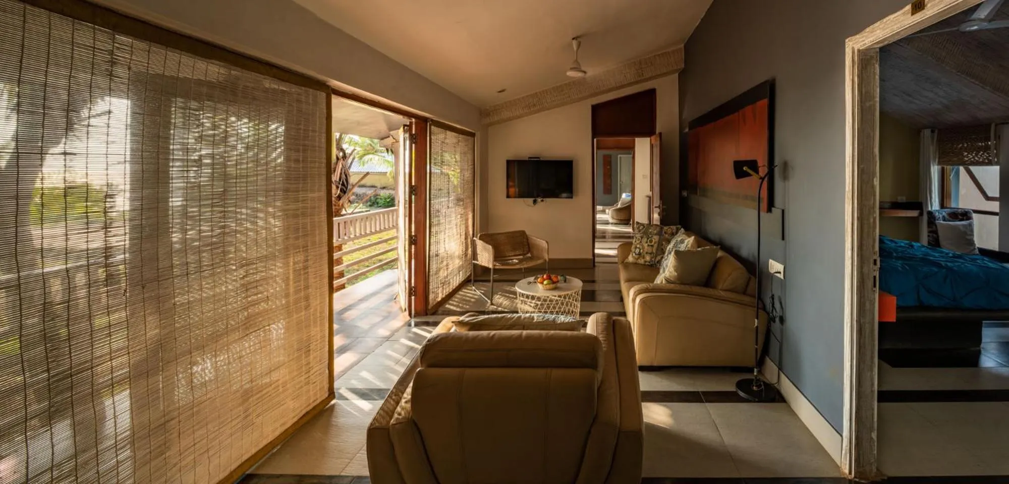 Living room in Casa Vagator