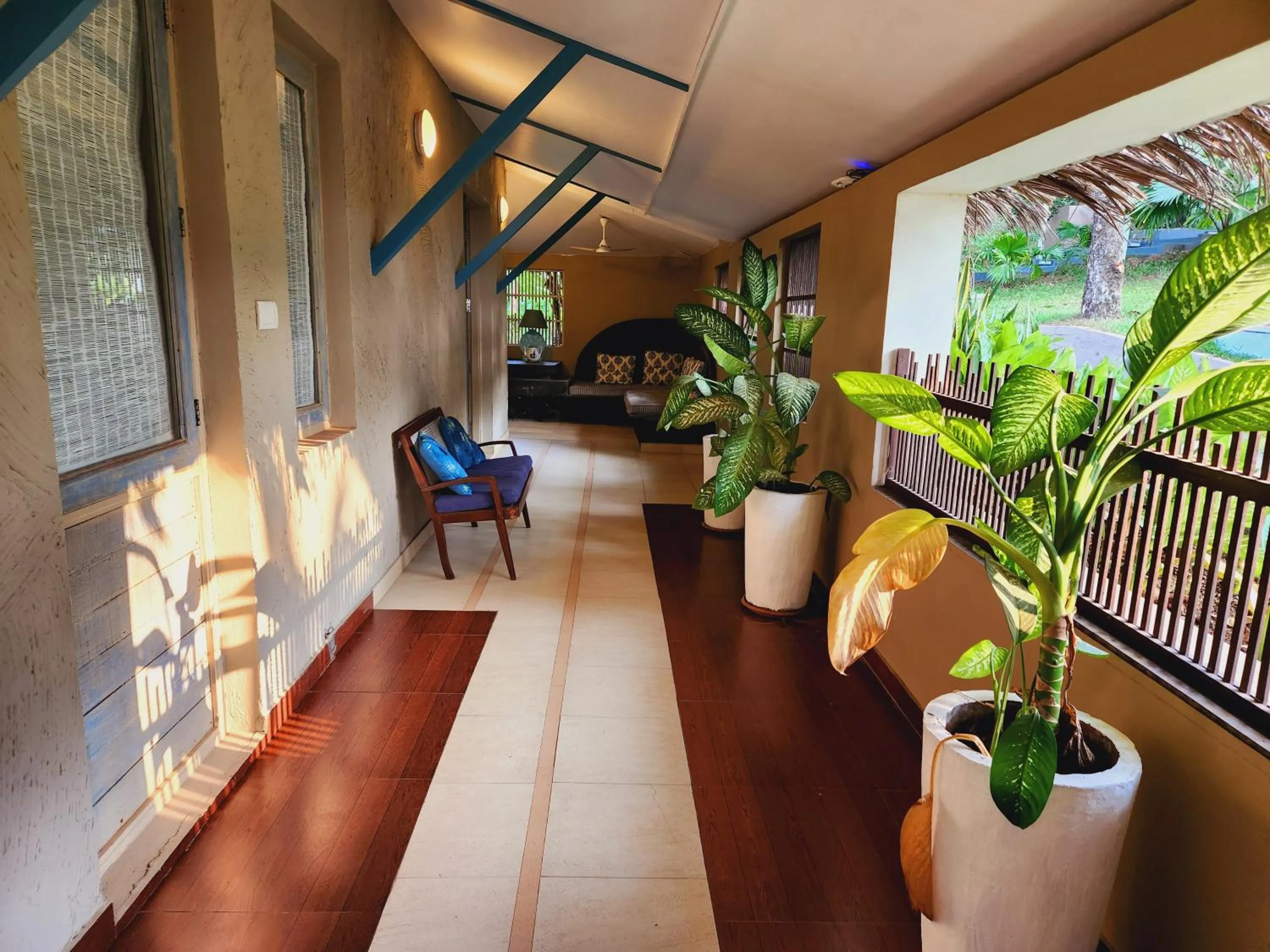 Seating area in Casa Vagator