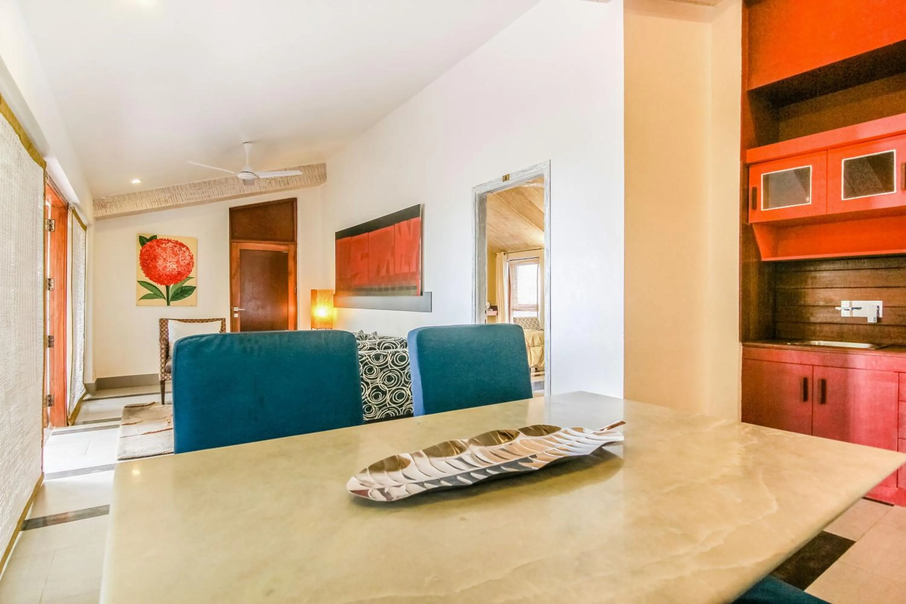 Dining area in Casa Vagator