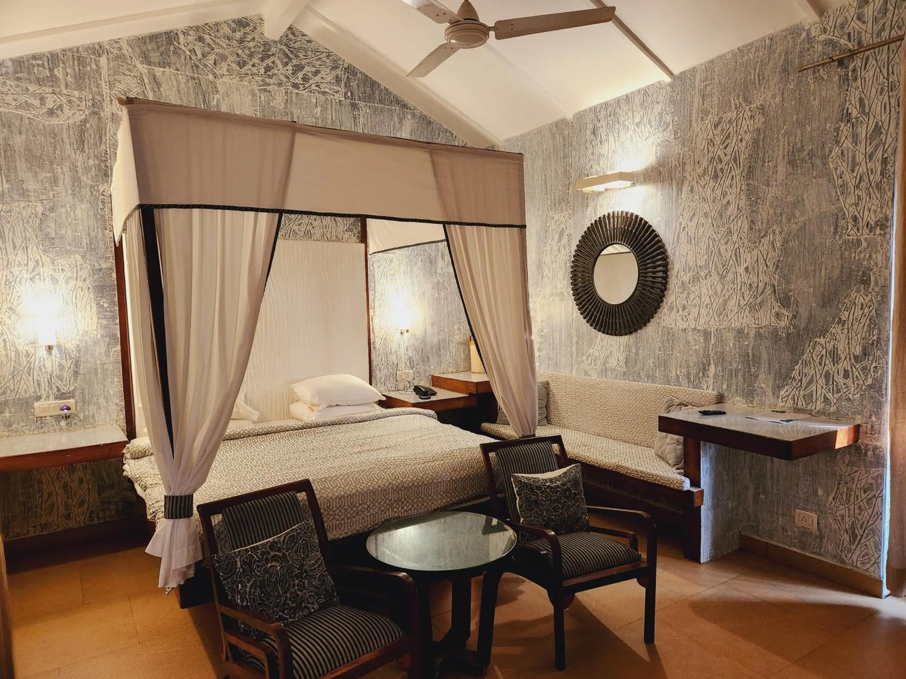 Bedroom, Bed in Casa Vagator