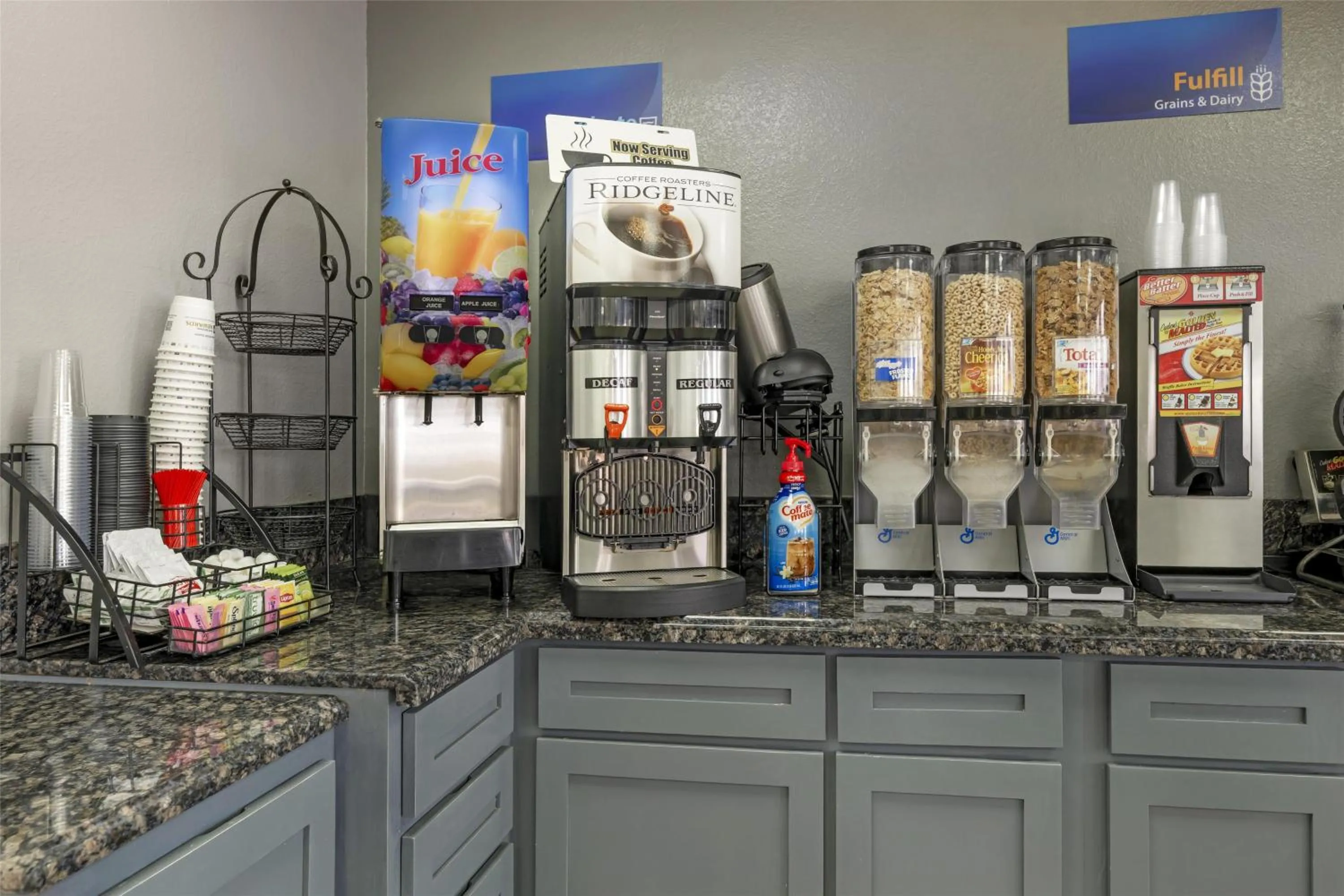 Breakfast in Best Western Executive Inn