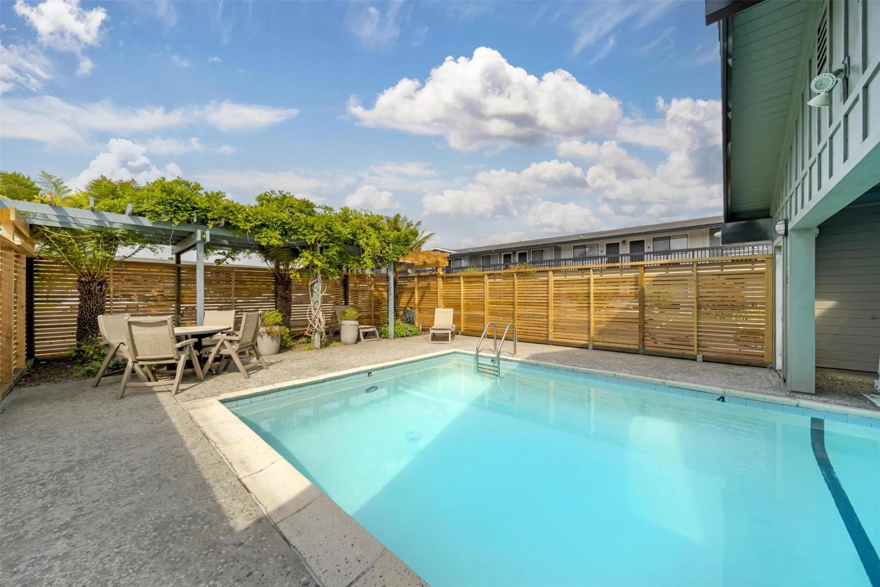 Pool view in Best Western Arcata Inn