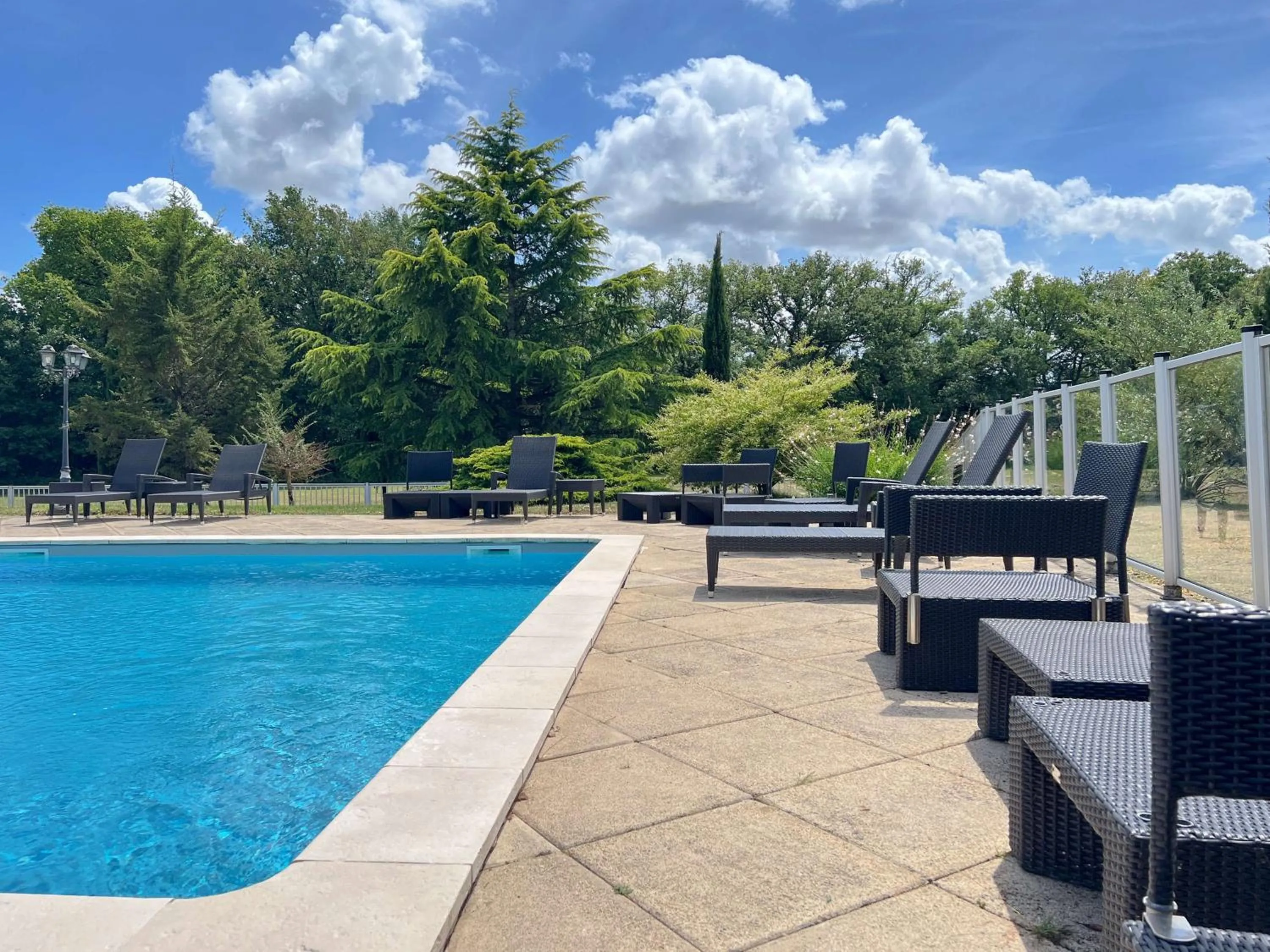 Pool view in Best Western Le Bois de la Marche