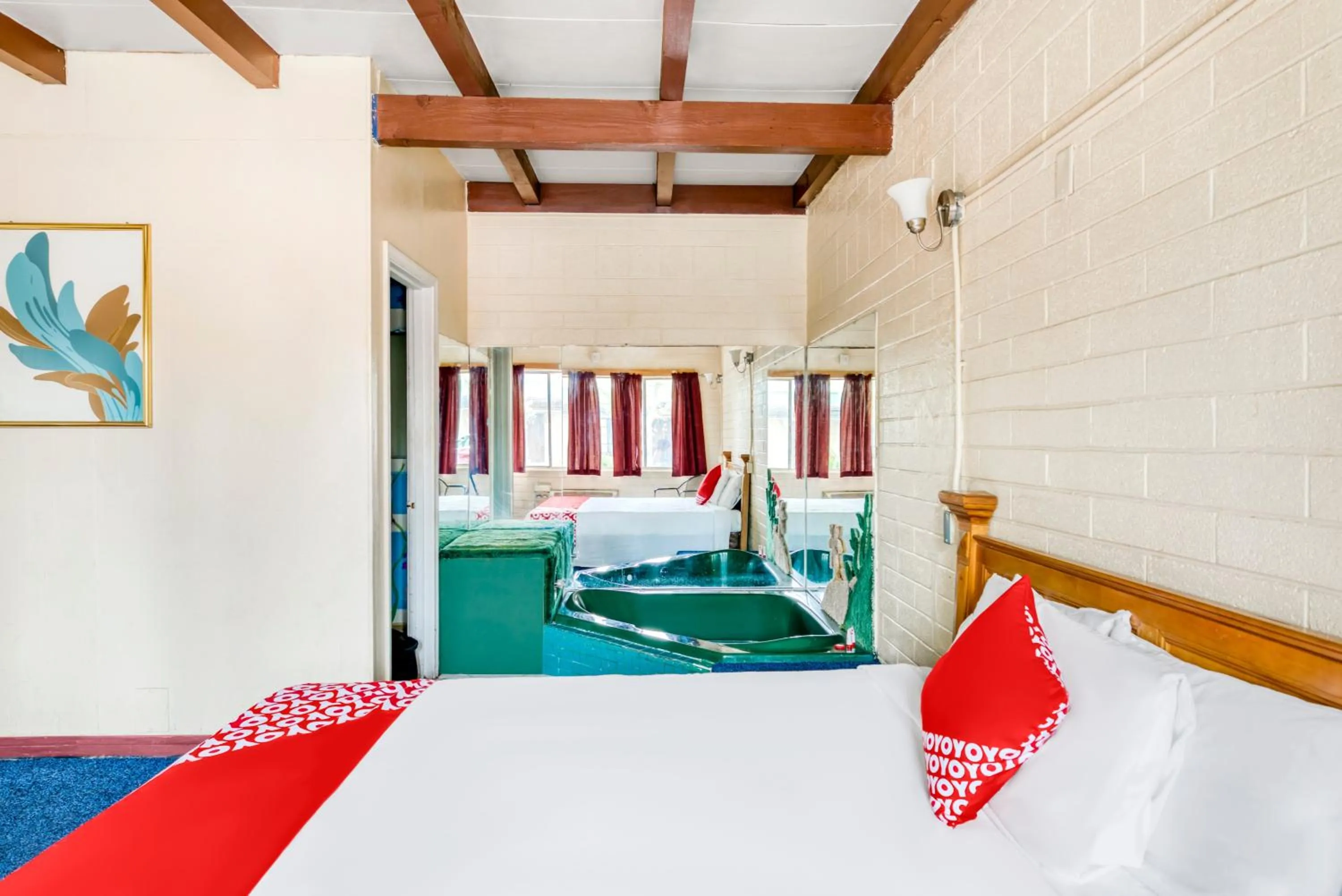 Bedroom, Bed in OYO Oasis Motel Las Vegas I-15