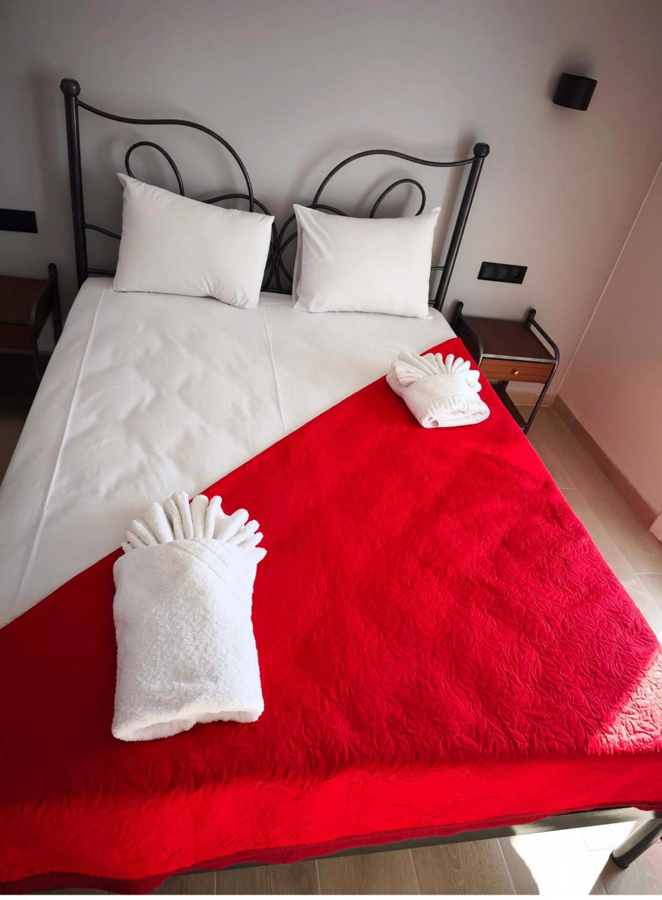 Bed in Araxovoli Studios - Aραξοβόλι Lefkada