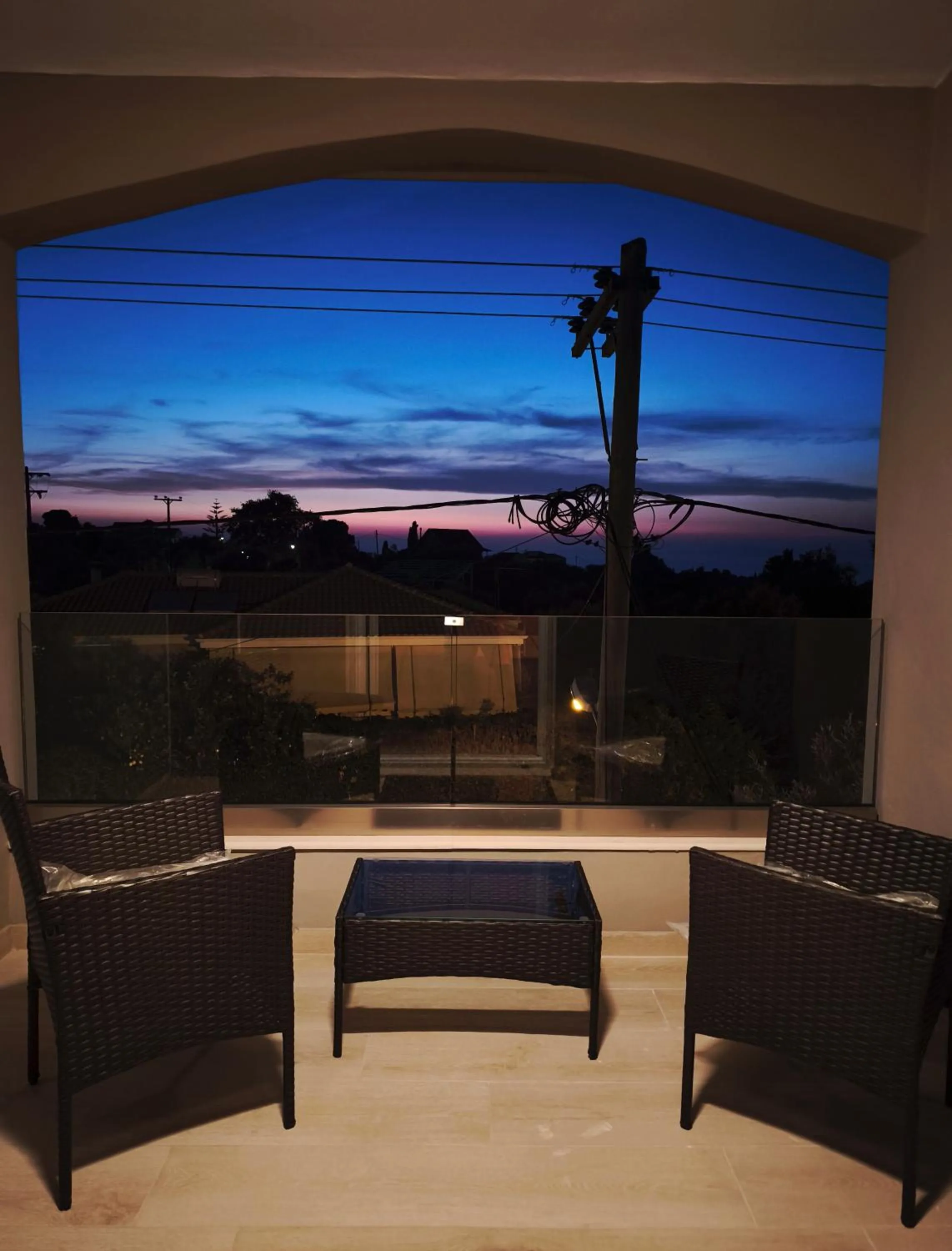 Balcony/Terrace in Araxovoli Studios - Aραξοβόλι Lefkada