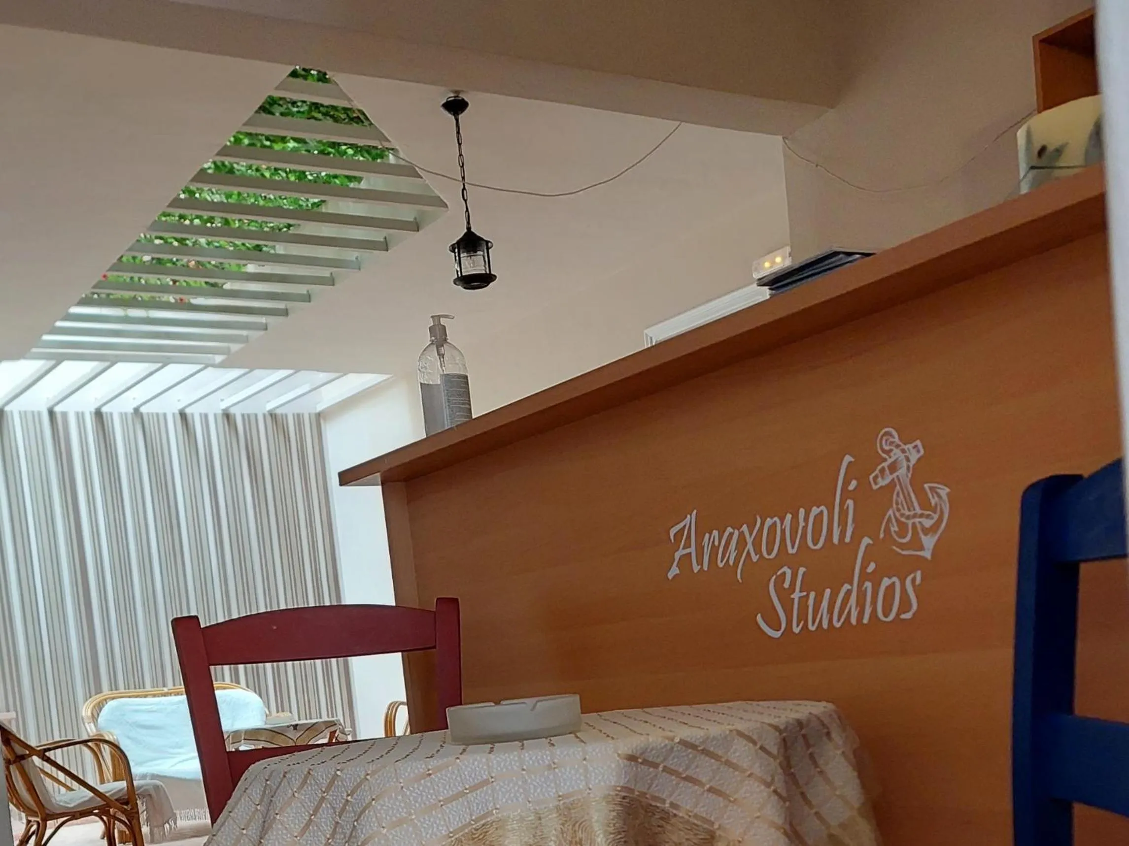 Lobby or reception, Bed in Araxovoli Studios - Aραξοβόλι Lefkada