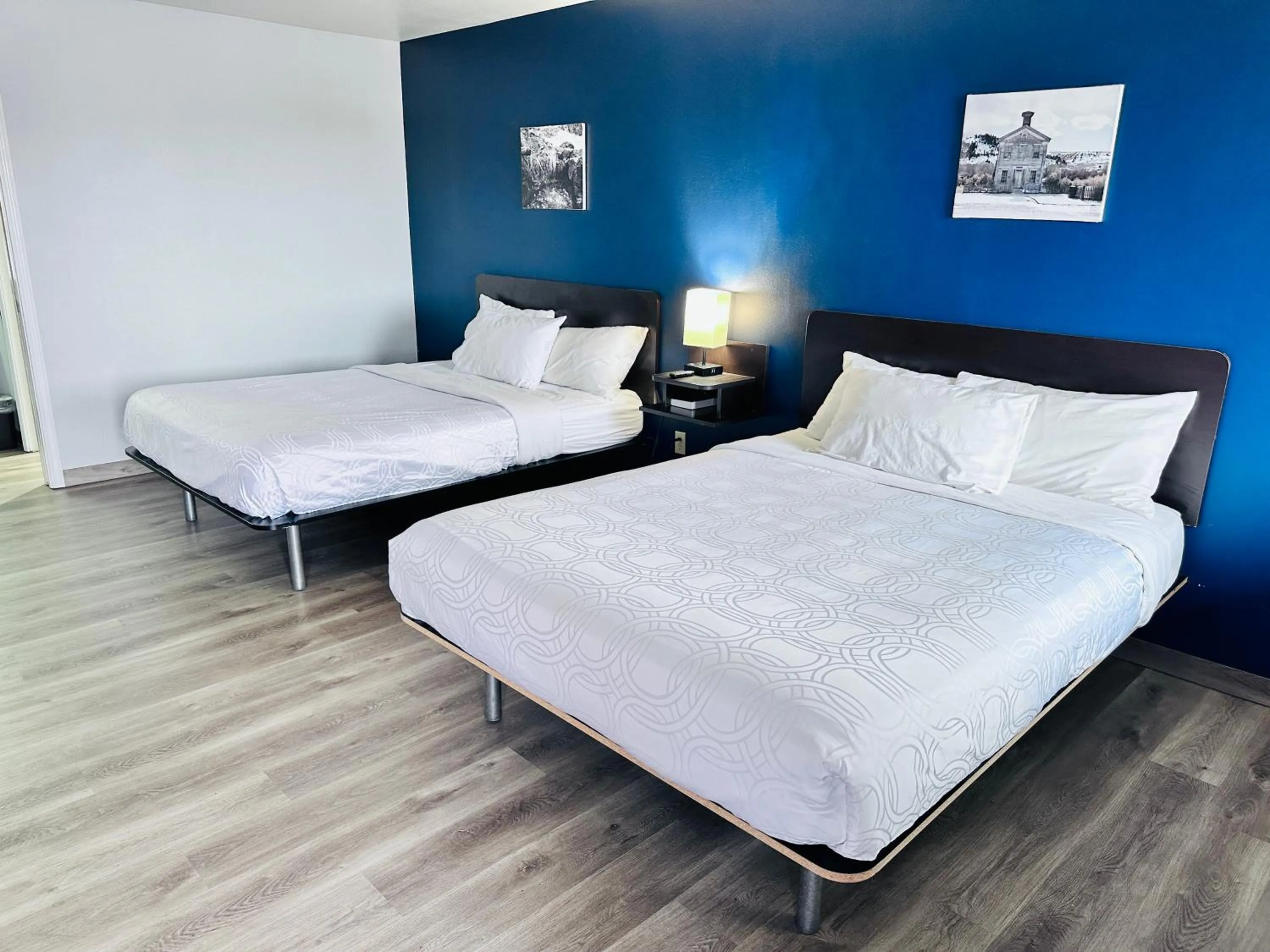 Bed in The Beaverhead Lodge