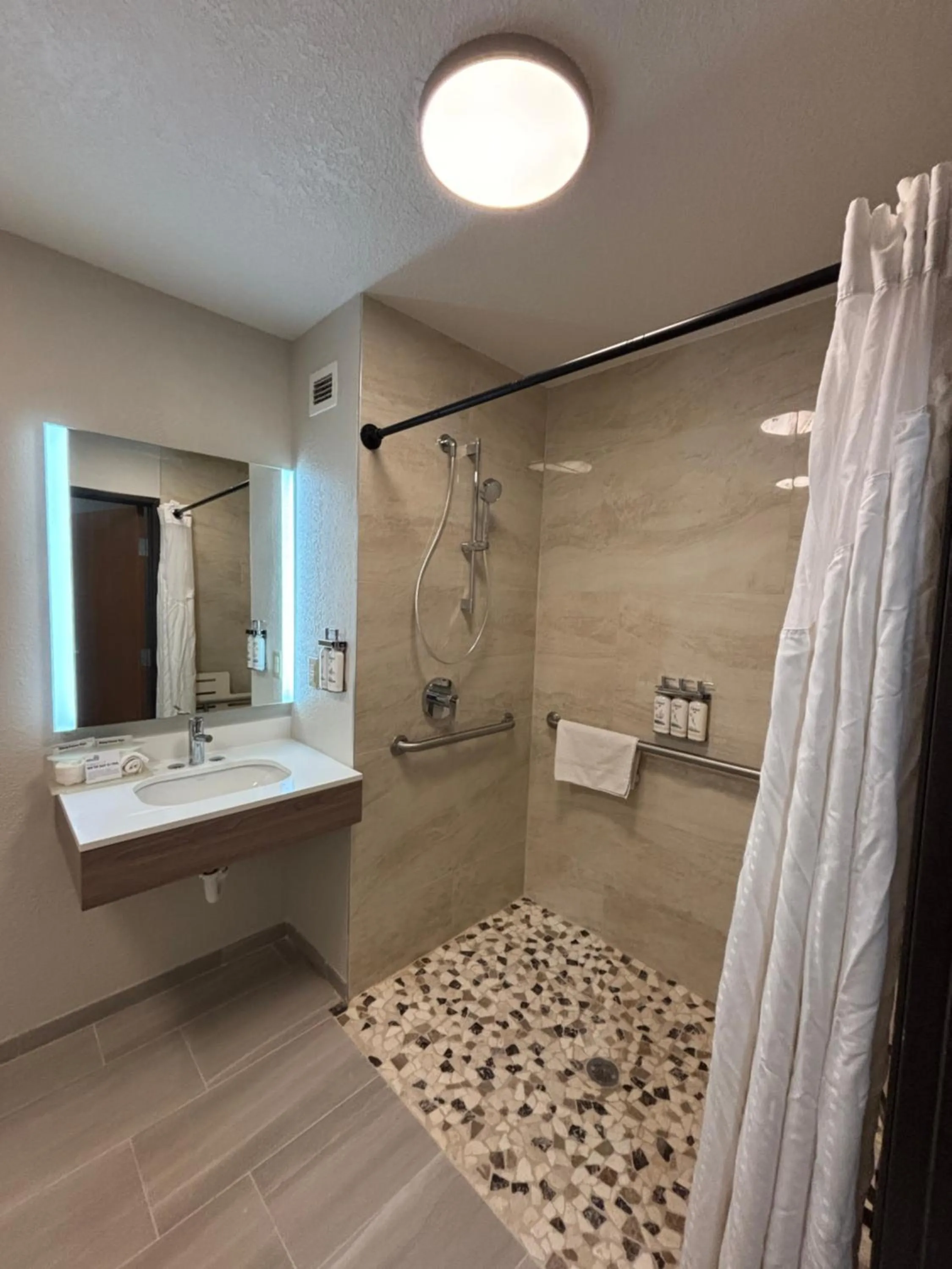 Shower in Holiday Inn Express & Suites Truth Or Consequences by IHG