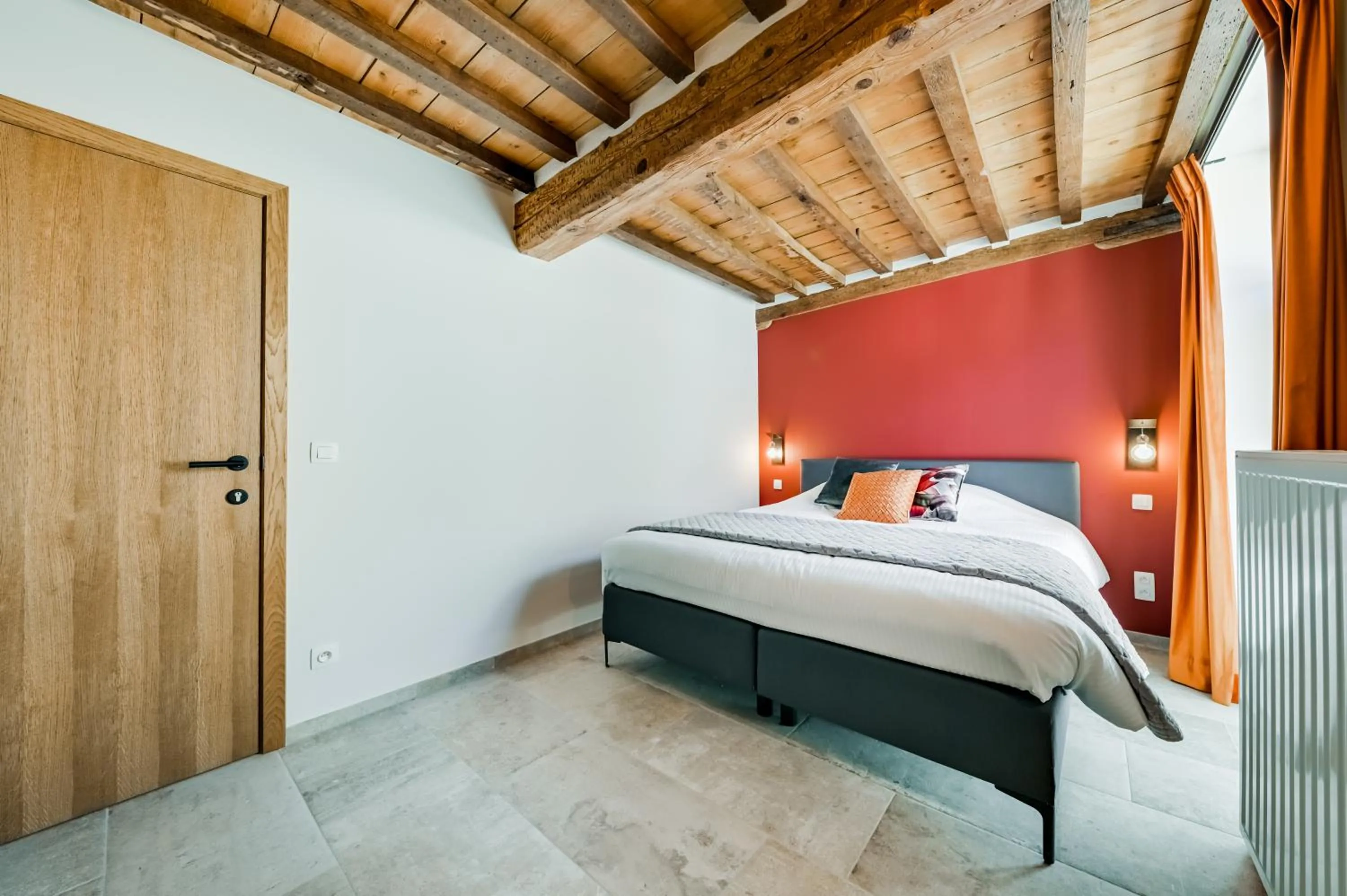 Bedroom, Bed in La Clé Brugge