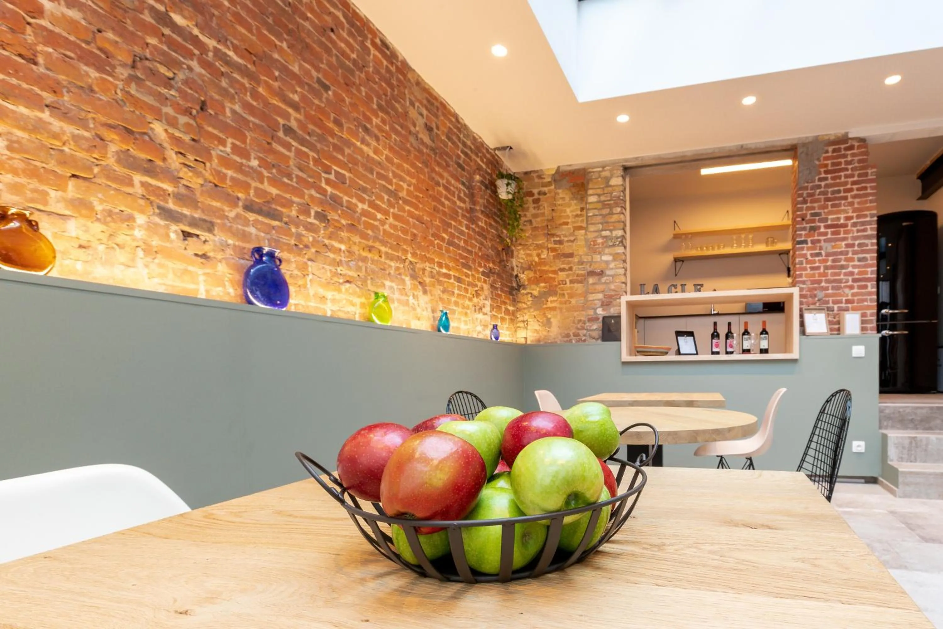 Seating area in La Clé Brugge