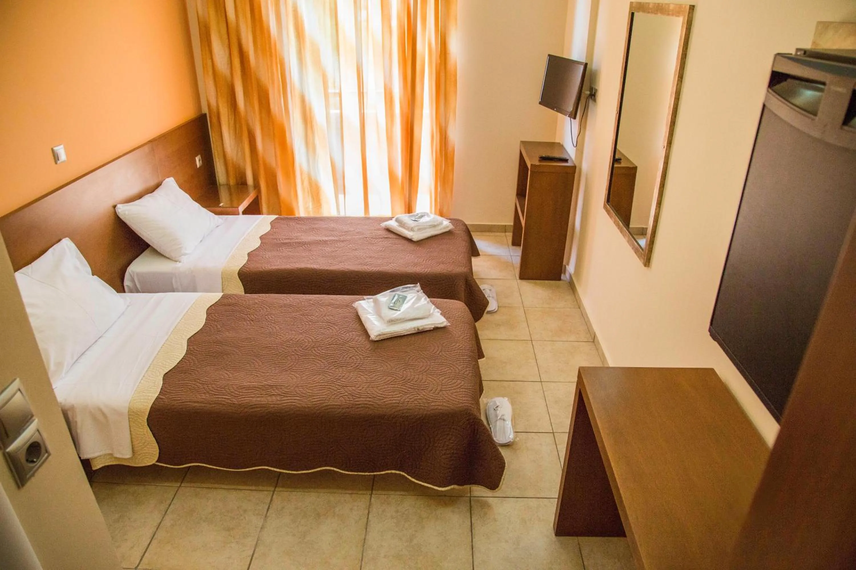 Bed in Hotel Giorgio