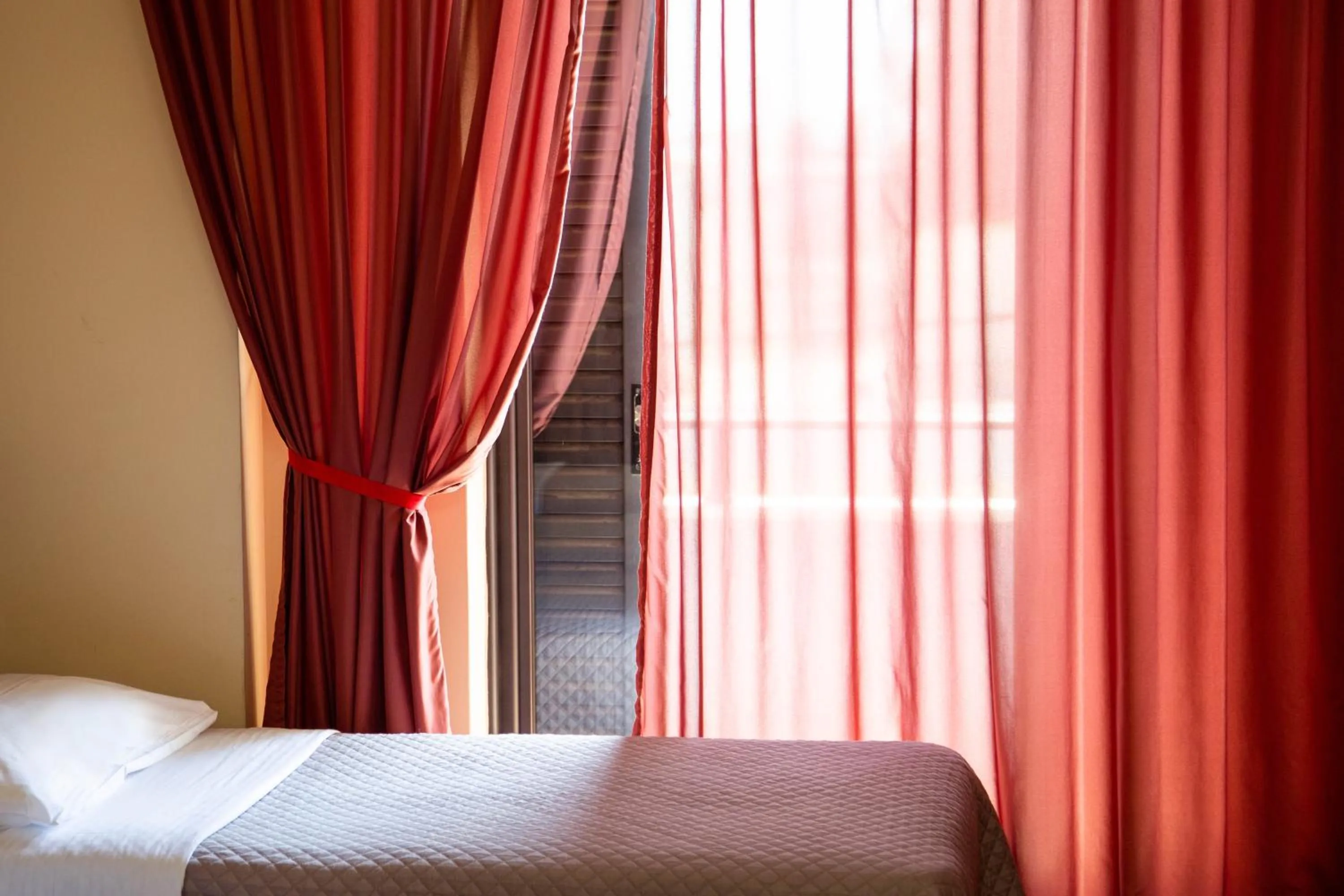 Bed in Hotel Giorgio