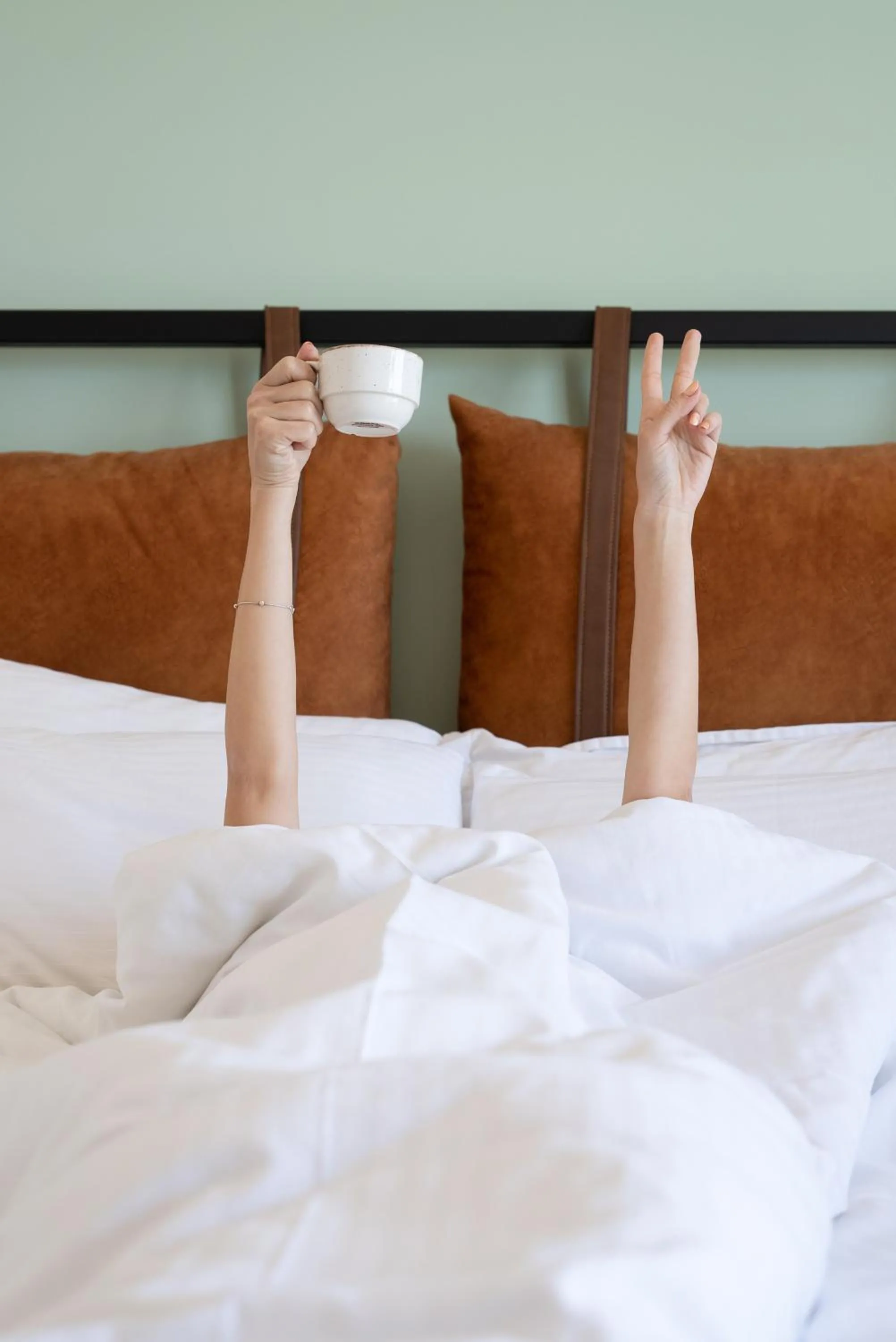 Bed in LAFARINE HOTEL