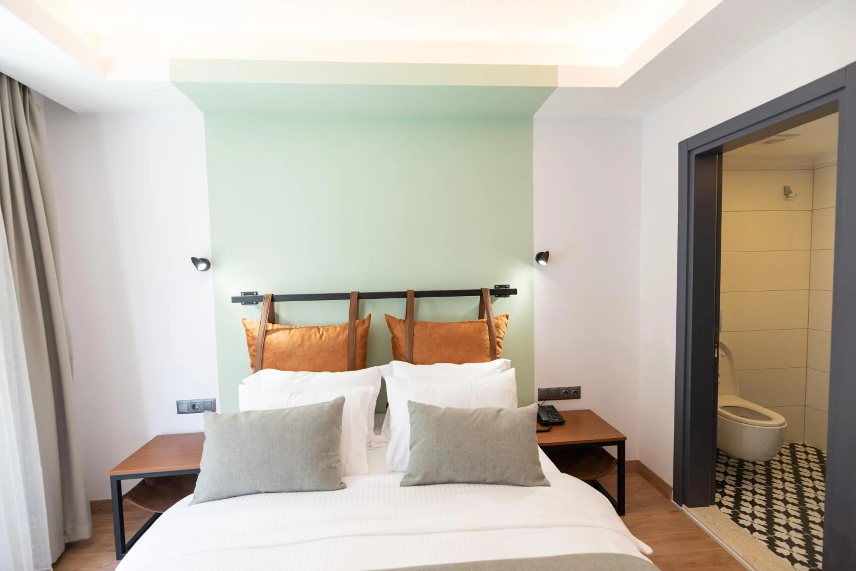 Bed in LAFARINE HOTEL