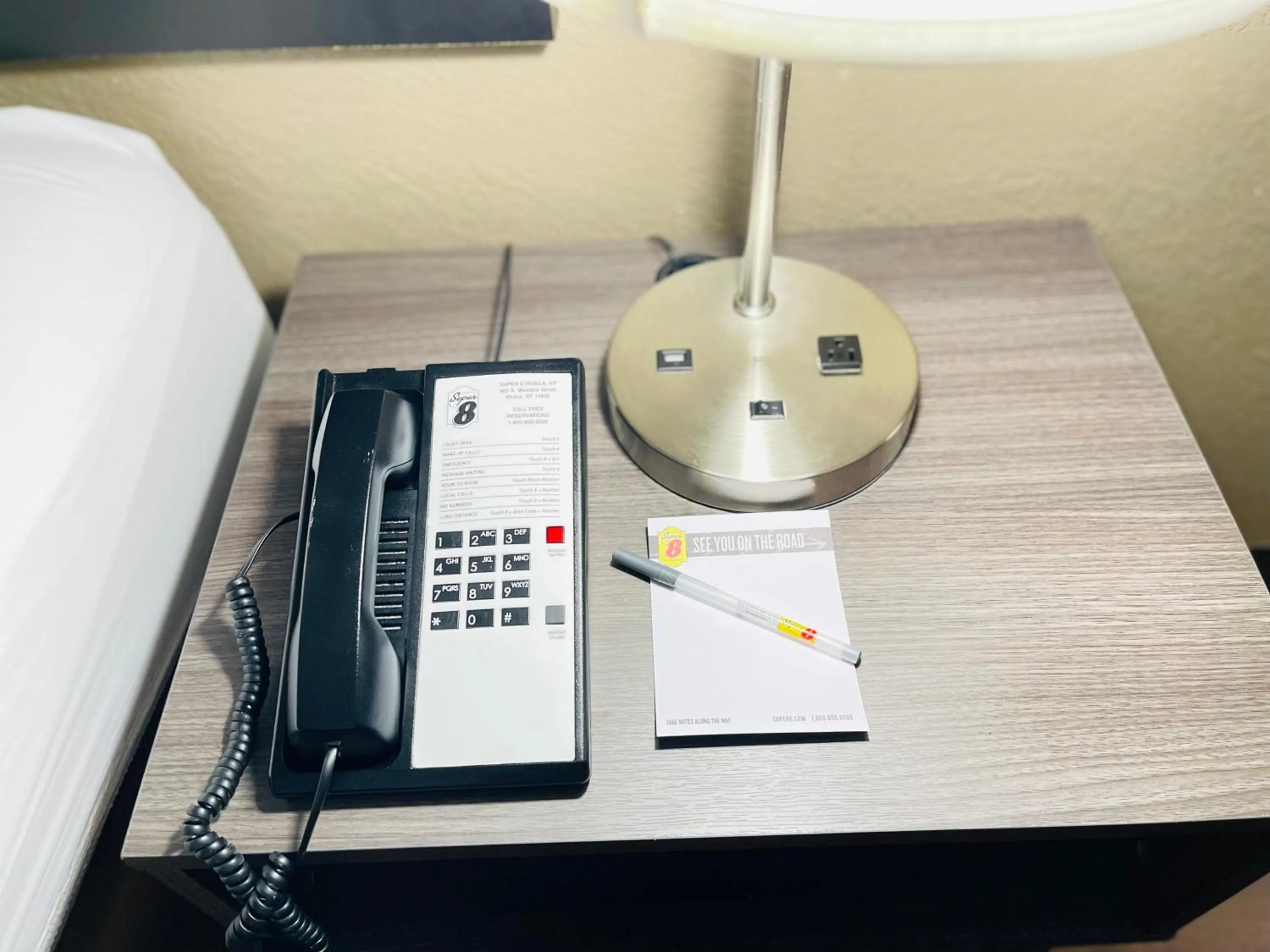 Bedroom in Super 8 by Wyndham Ithaca