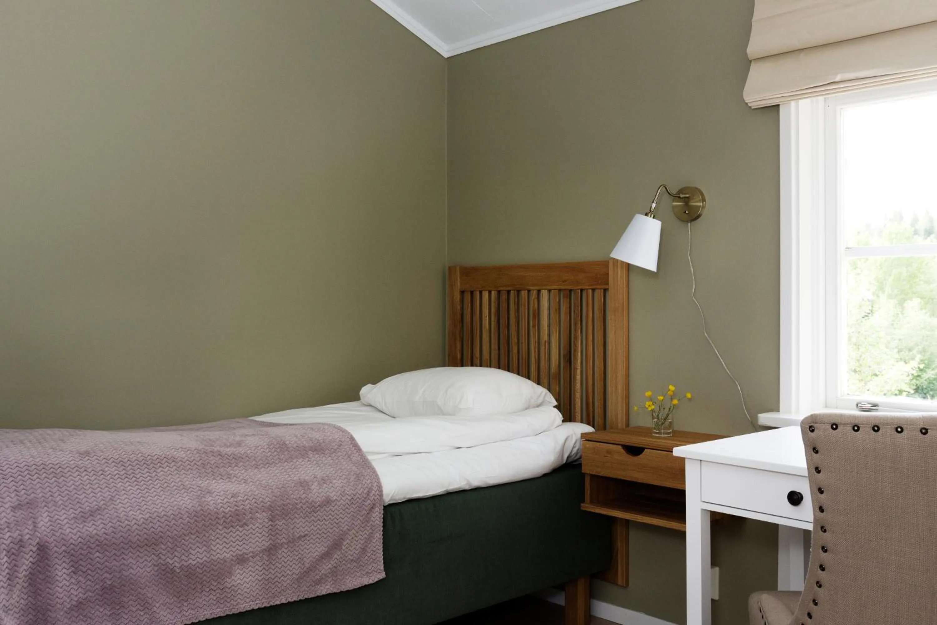 Bed in Hotel Kallgården