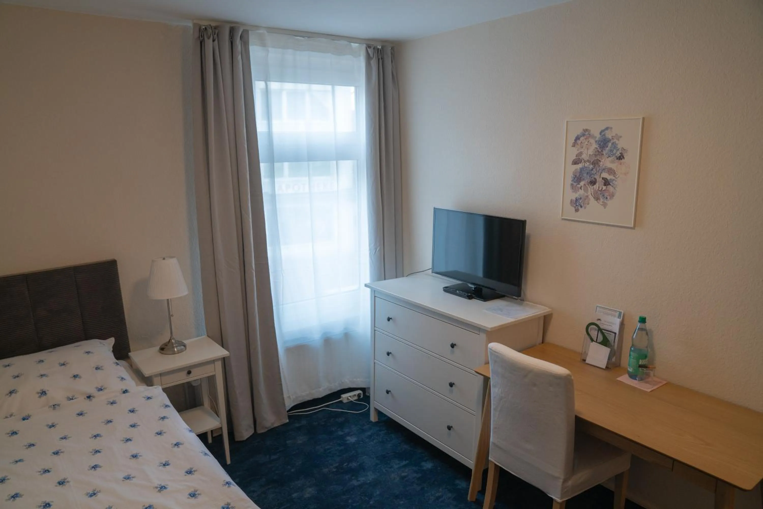 Bed in Hotel zum Grafen Hallermunt