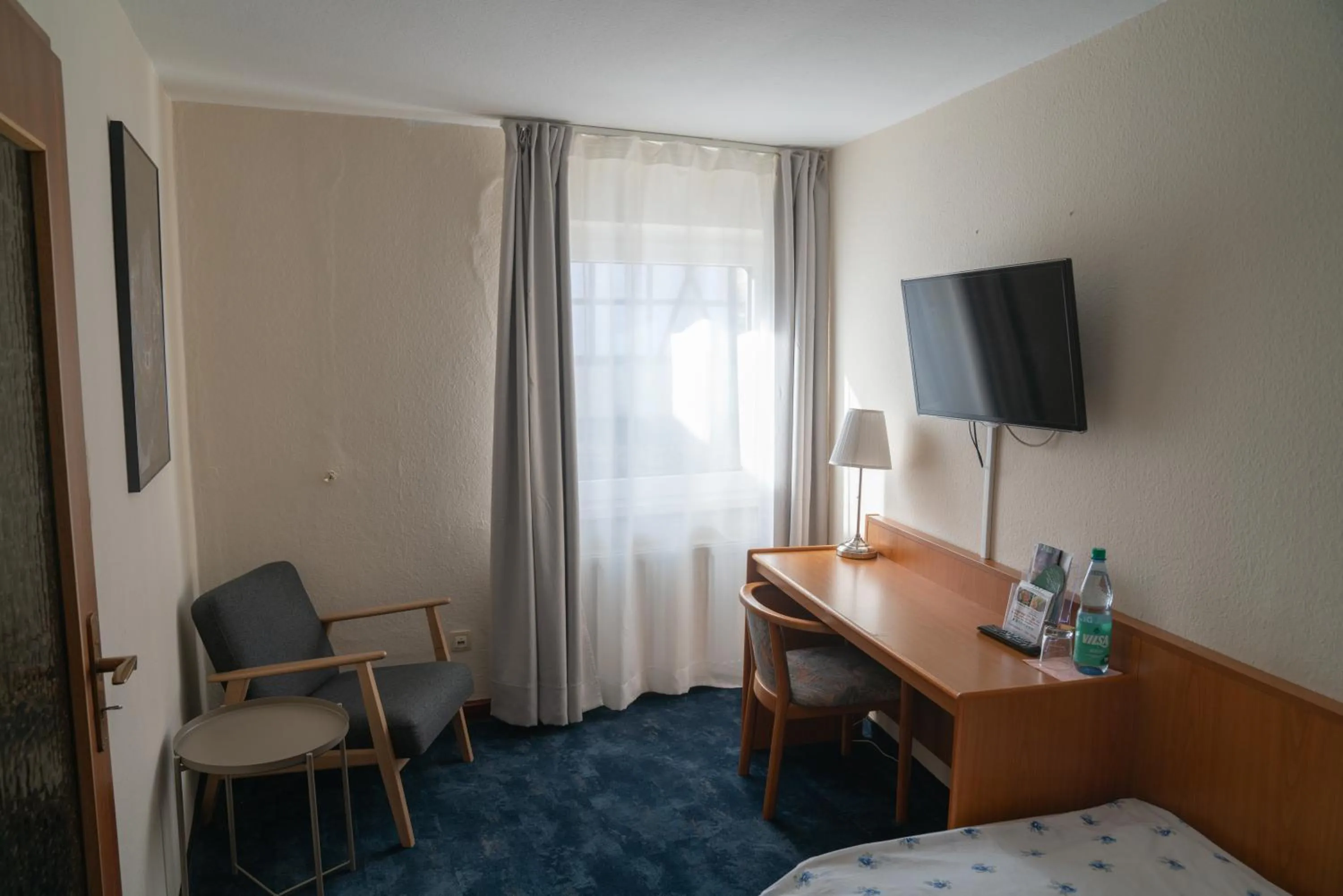 TV and multimedia, Bed in Hotel zum Grafen Hallermunt
