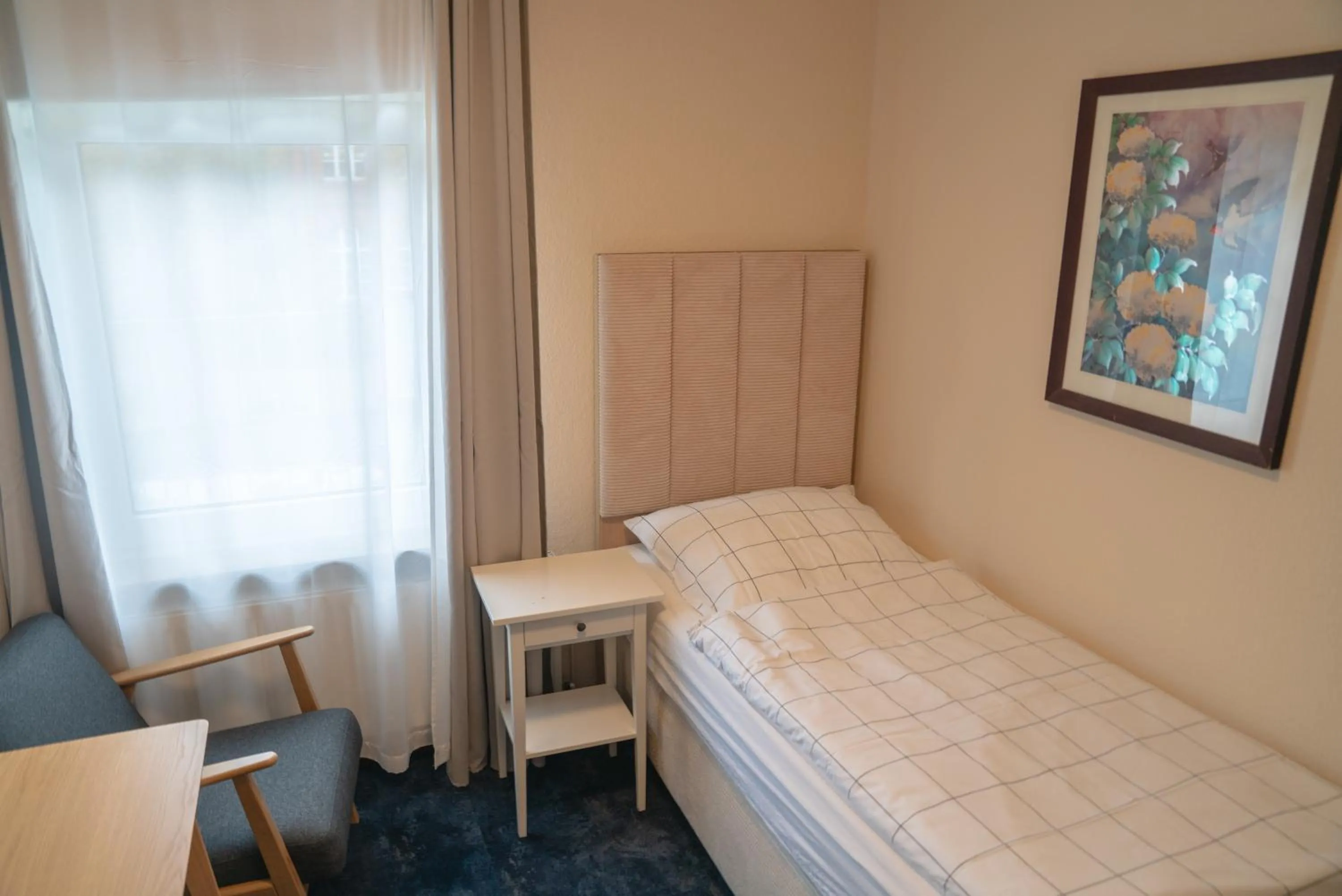 Bed in Hotel zum Grafen Hallermunt