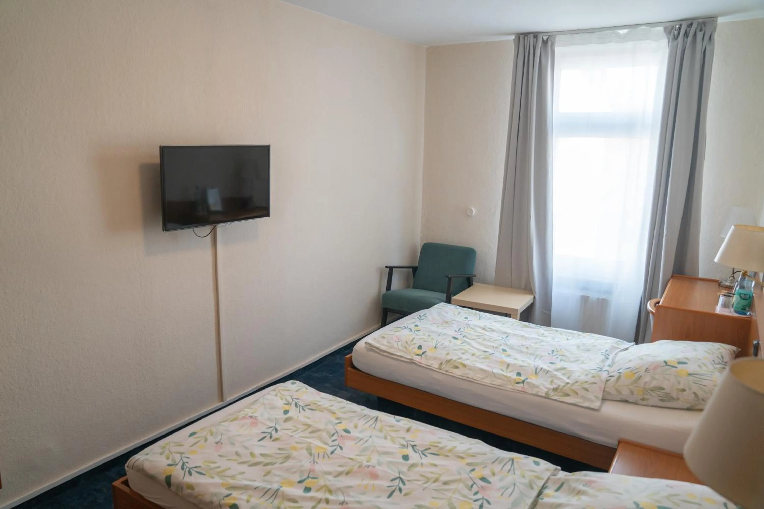 Bed in Hotel zum Grafen Hallermunt