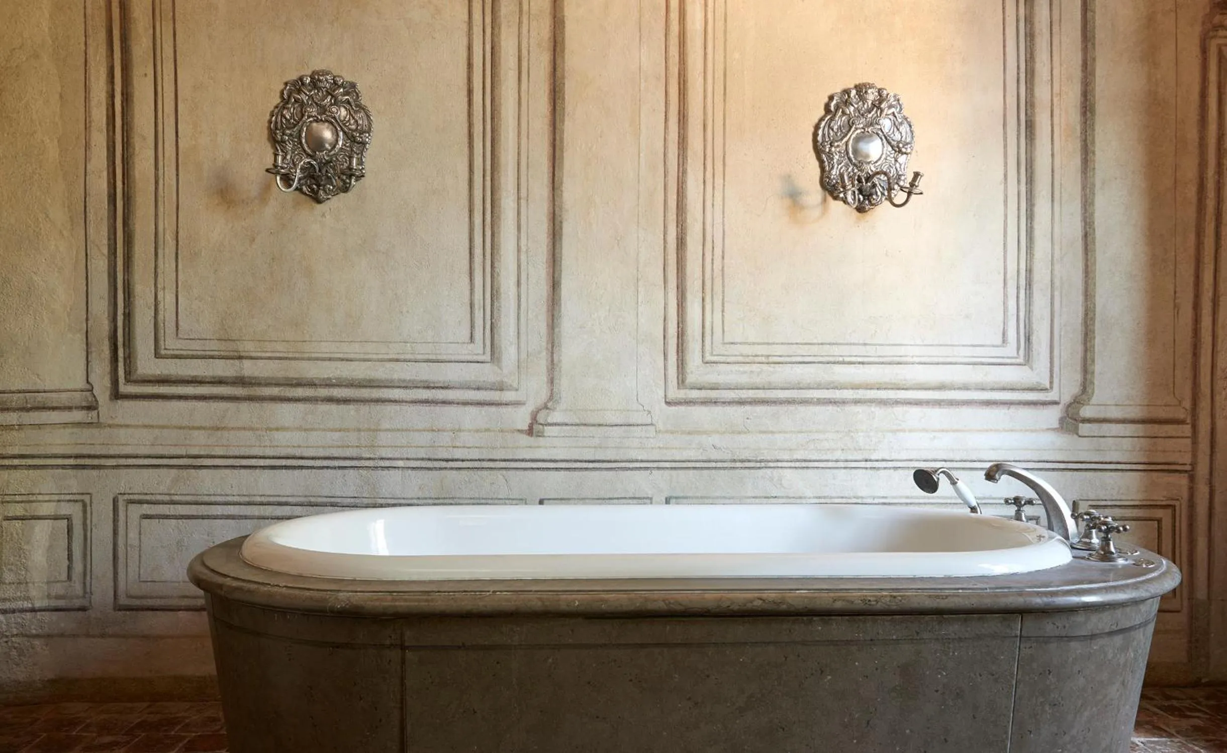 Bathroom in Château de Bagnols